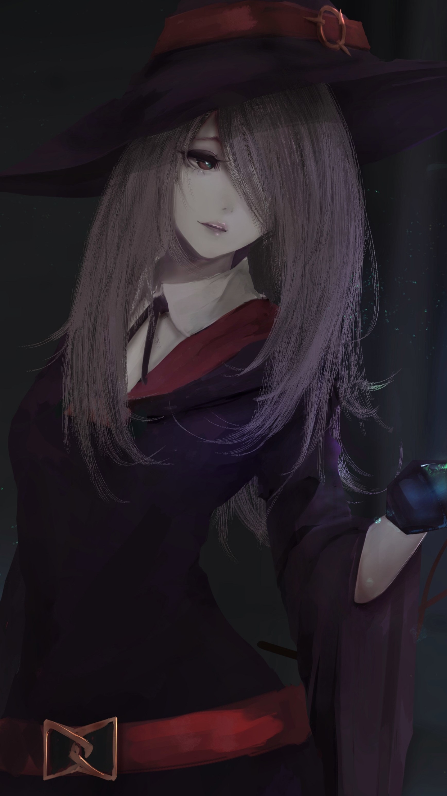 Download mobile wallpaper Anime, Magic, Long Hair, Sucy Manbavaran, Little Witch Academia for free.