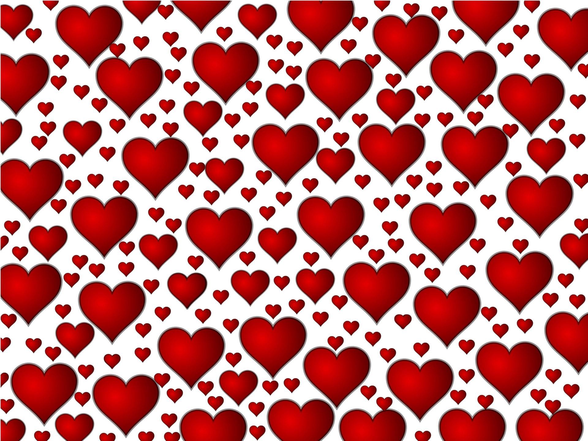 Скачать обои бесплатно Любовь, Красный, Сердце, Художественные картинка на рабочий стол ПК