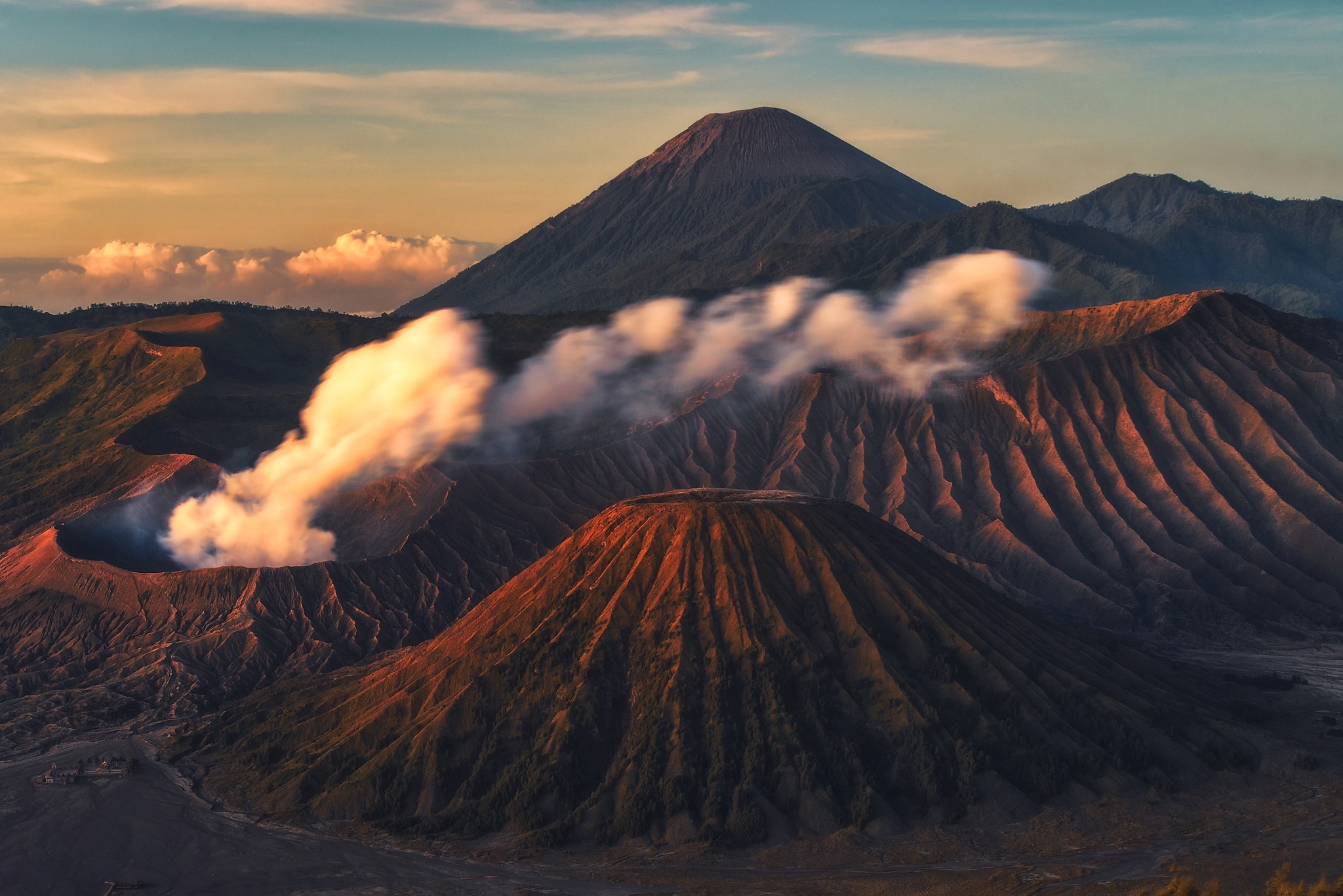 430833壁紙のダウンロード地球, ブロモ山, インドネシア, 山, 自然, 火山-スクリーンセーバーと写真を無料で