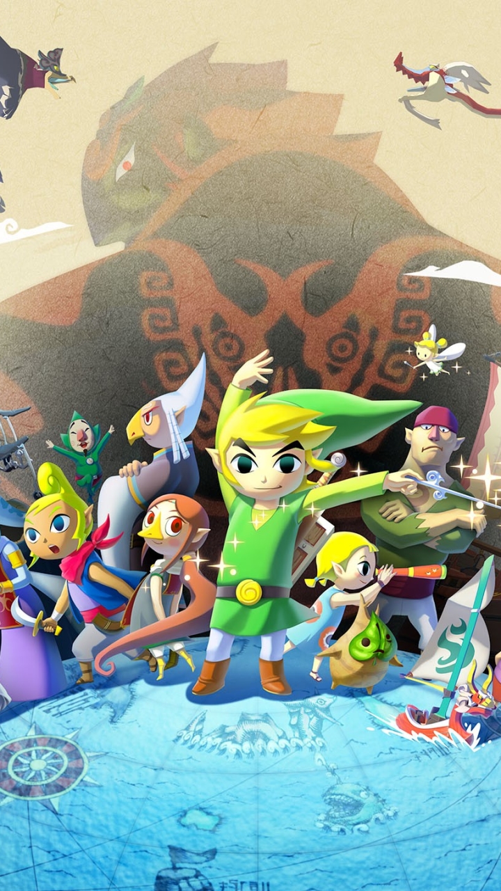 Baixar papel de parede para celular de Link, Videogame, Zelda, Ganondorf, A Lenda De Zelda: The Wind Waker, Tetra (A Lenda De Zelda) gratuito.