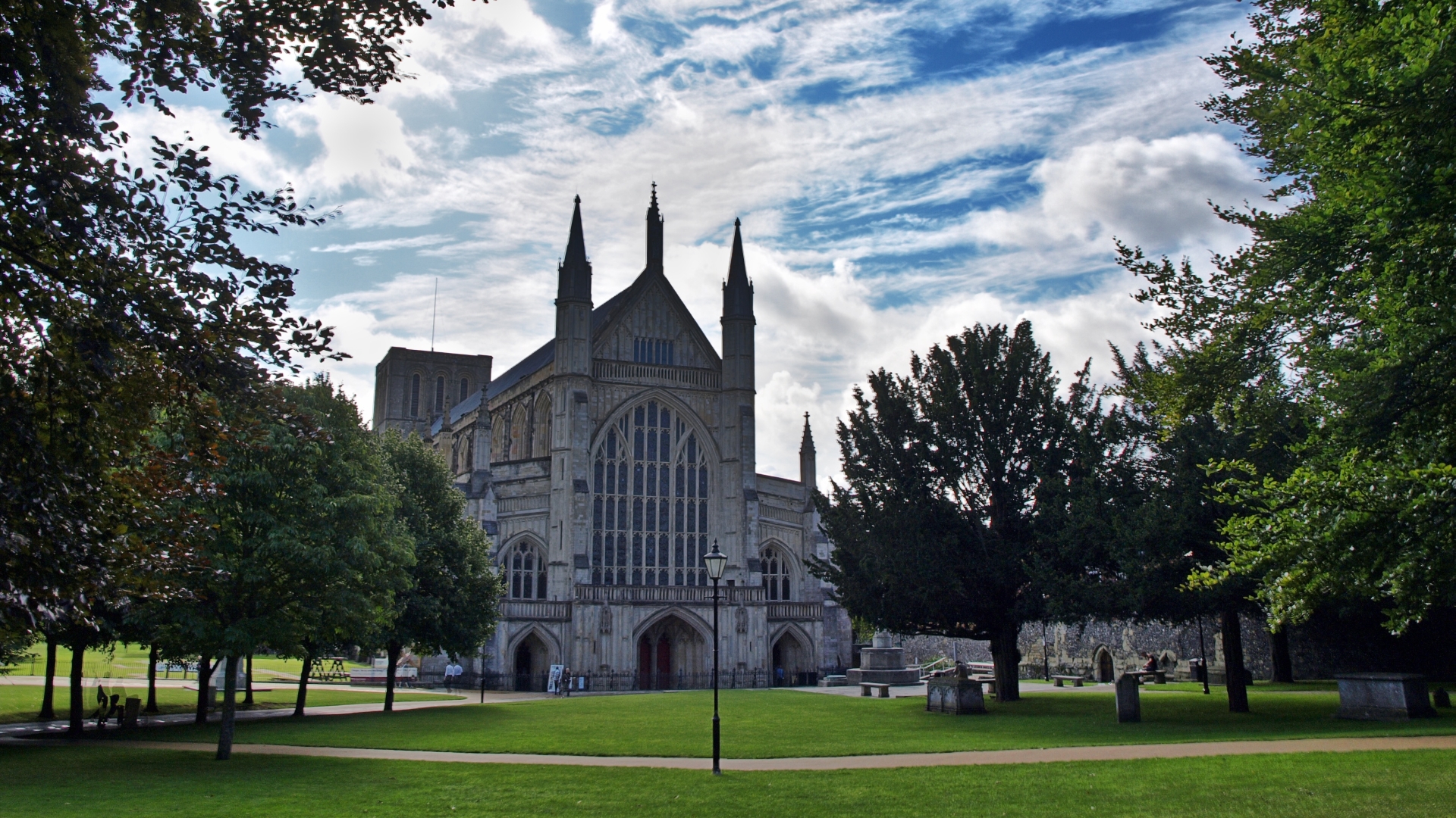 Download mobile wallpaper Winchester Cathedral, Cathedrals, Religious for free.