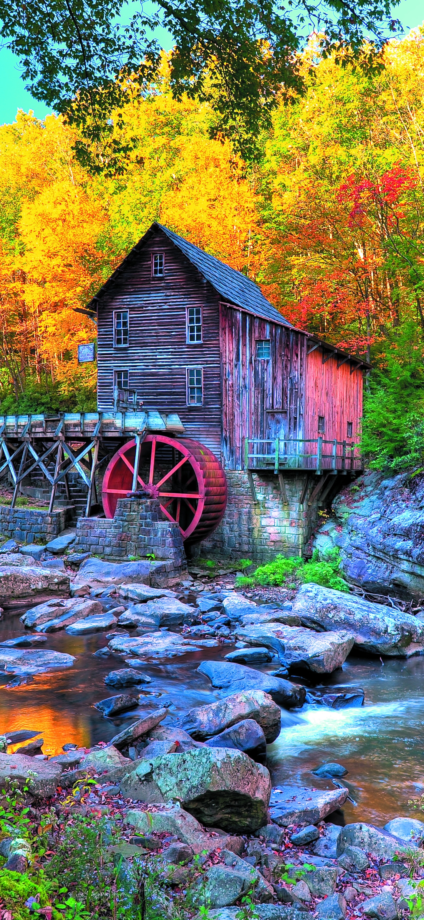 Download mobile wallpaper Mill, Man Made, Watermill for free.