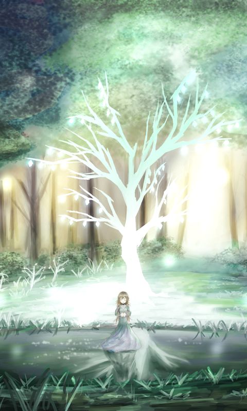Download mobile wallpaper Anime, Forest for free.