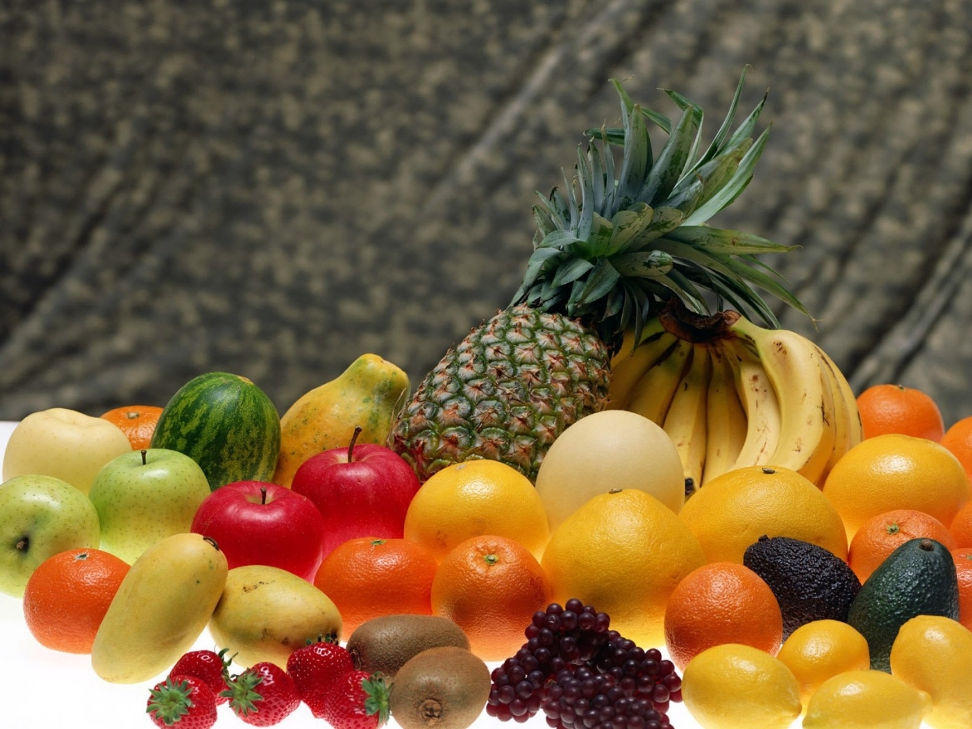 26229 baixar papel de parede frutas, comida, fundo, bananas, abacaxis, amarelo - protetores de tela e imagens gratuitamente