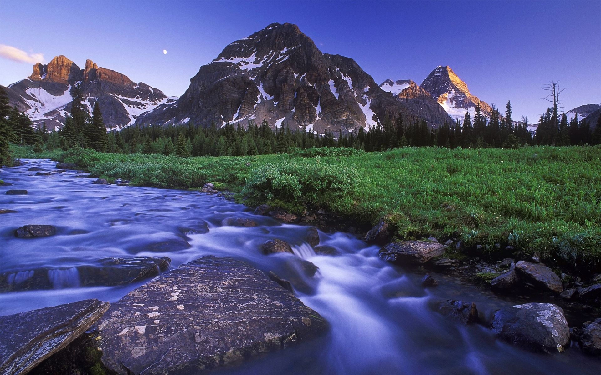 Free download wallpaper Mountains, Mountain, Earth, River on your PC desktop