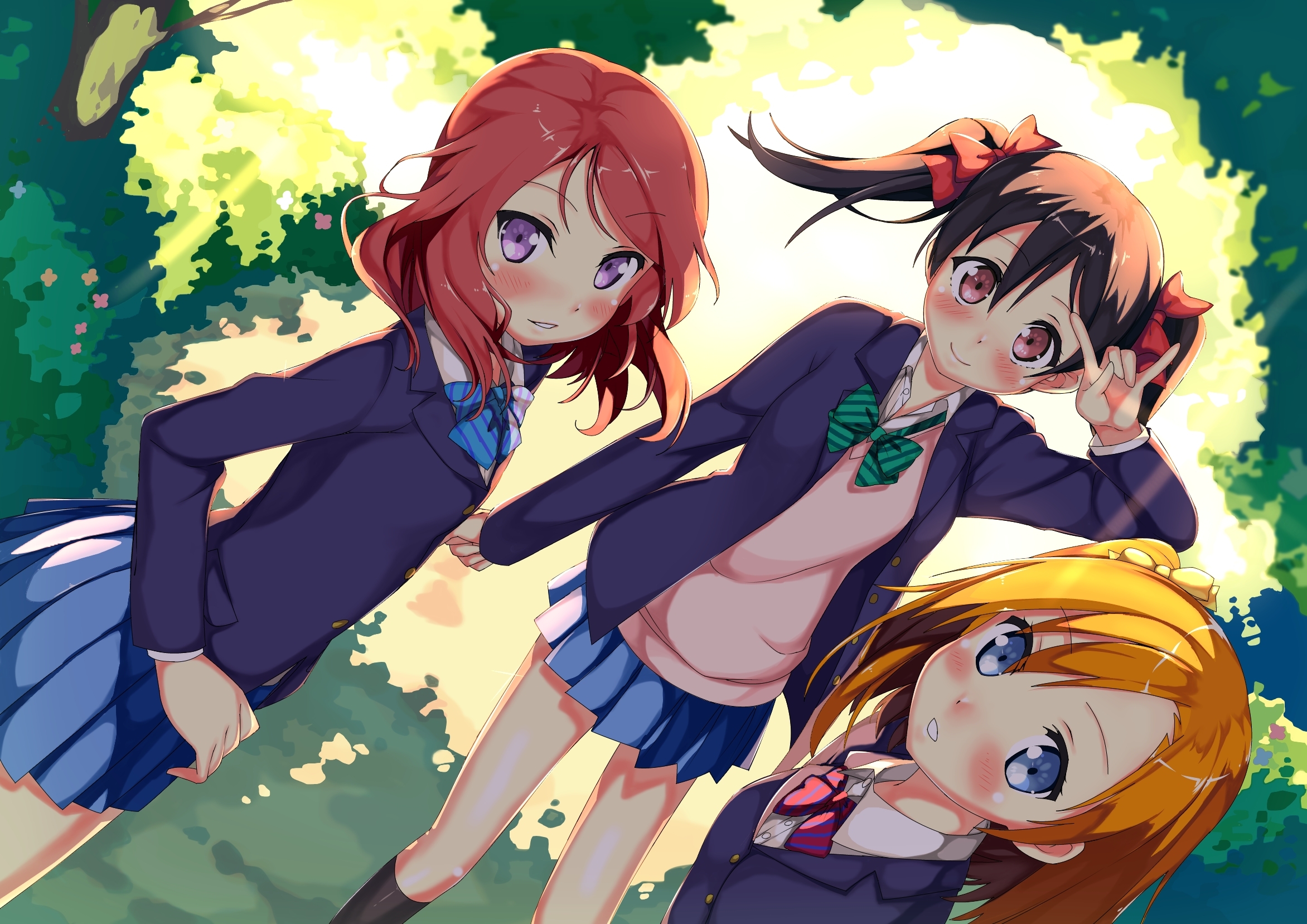Free download wallpaper Anime, Maki Nishikino, Honoka Kousaka, Nico Yazawa, Love Live! on your PC desktop