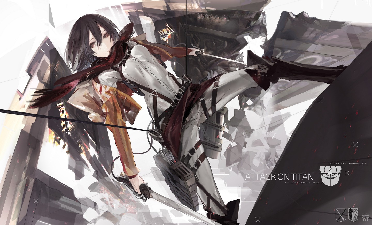 Baixe gratuitamente a imagem Anime, Mikasa Ackerman, Ataque Dos Titãs na área de trabalho do seu PC