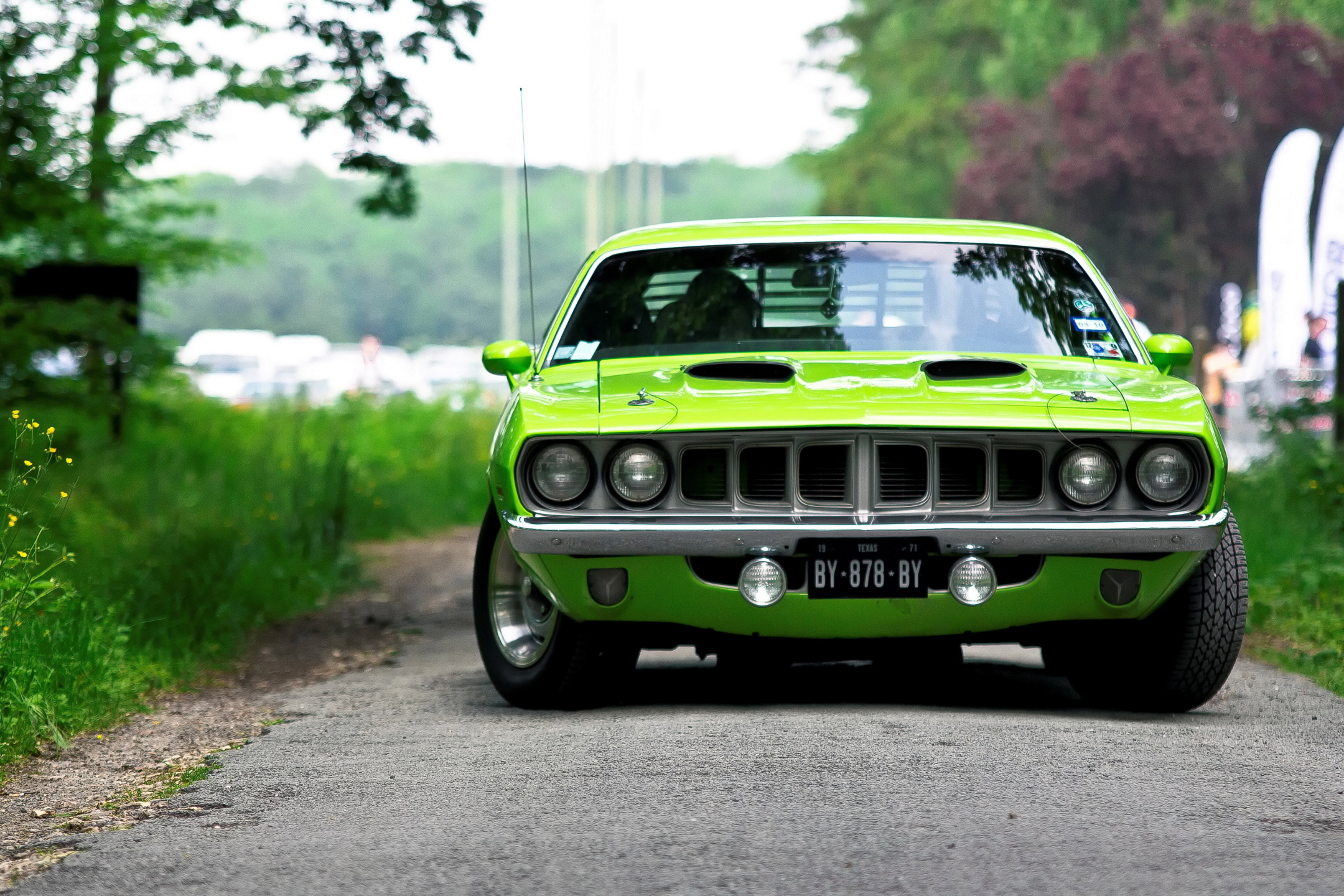 Download mobile wallpaper Plymouth, Vehicles, Plymouth Barracuda for free.