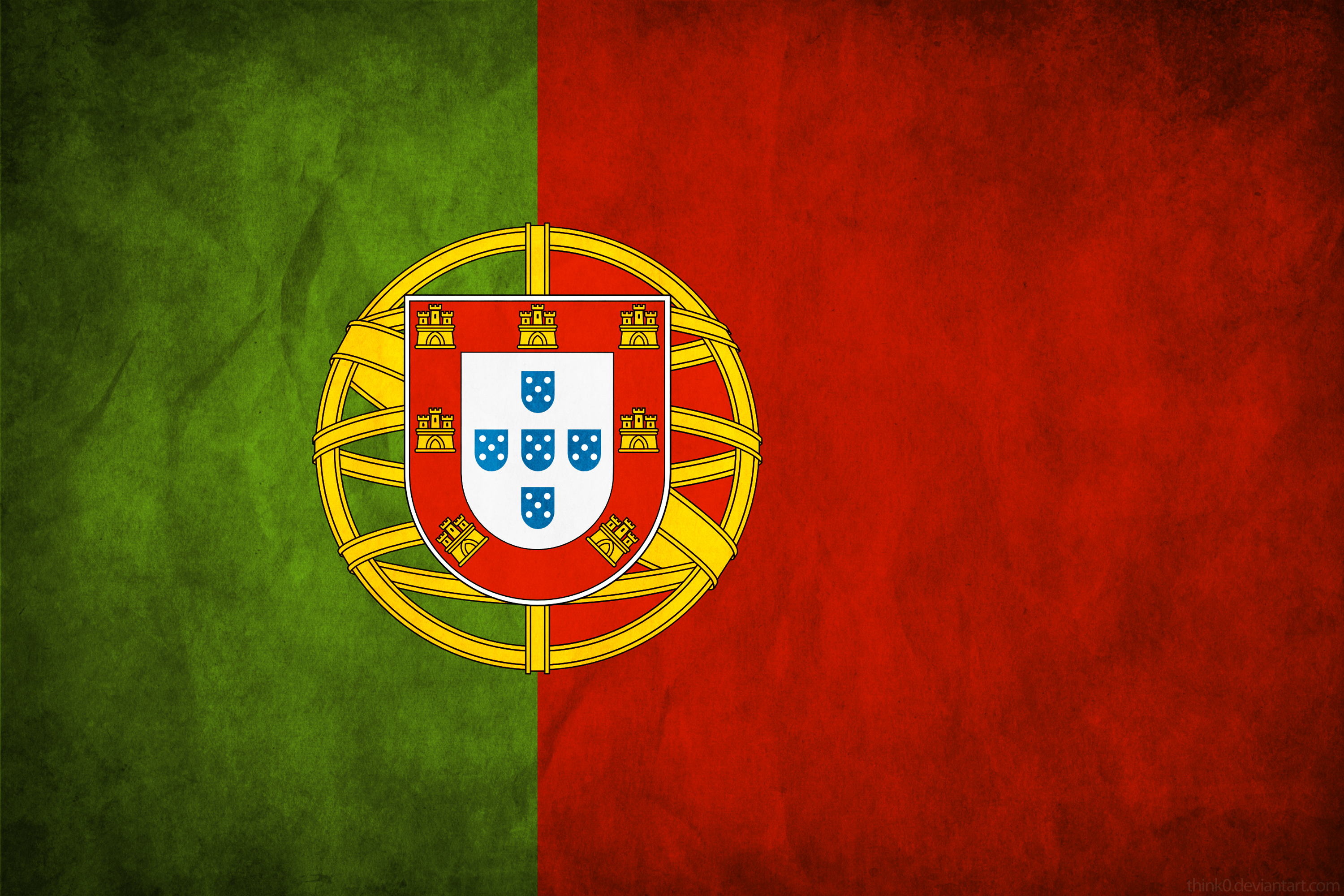 Популярные заставки и фоны Флаг Португалии на компьютер