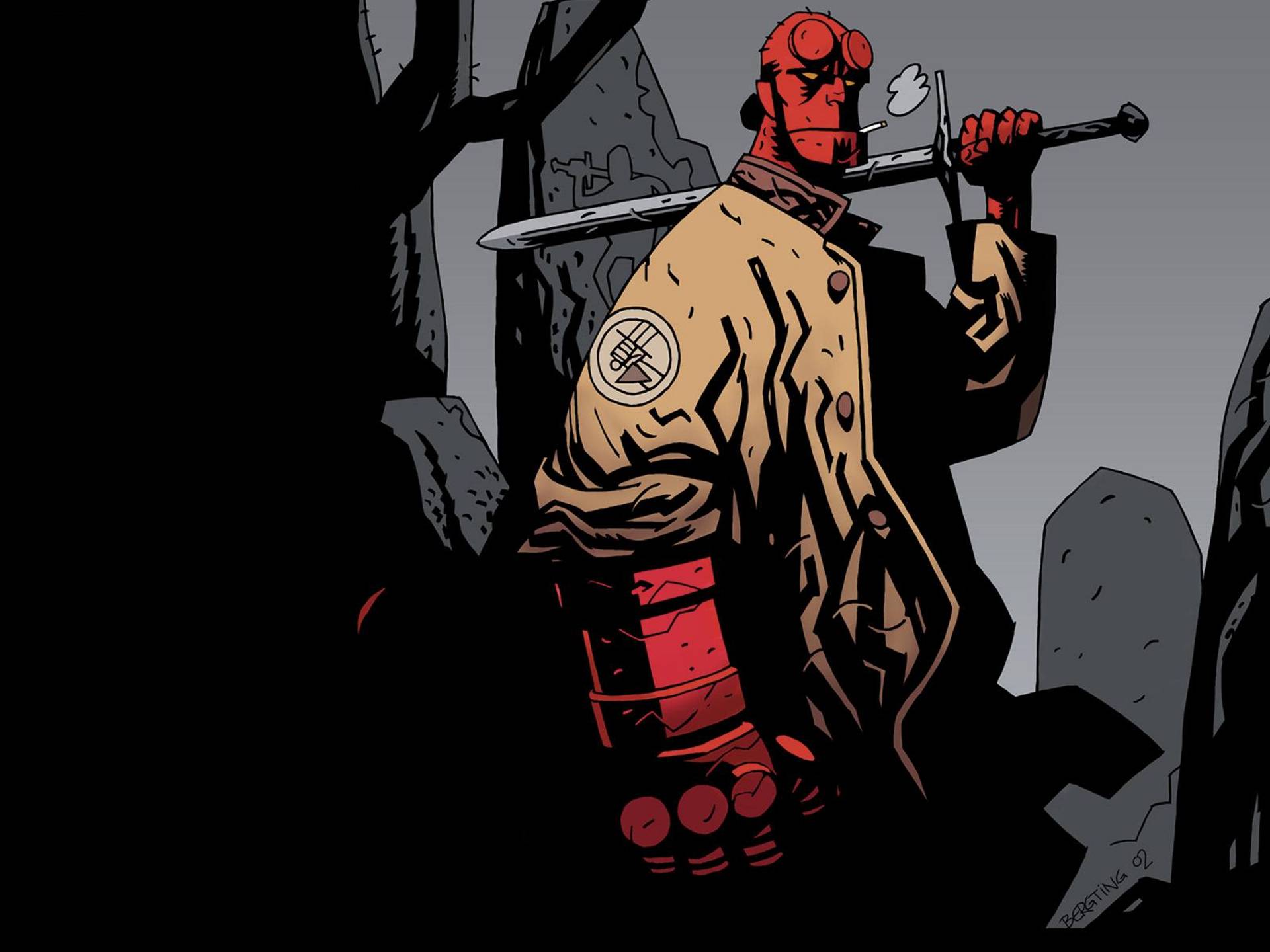 Descarga gratis la imagen Historietas, Hellboy en el escritorio de tu PC