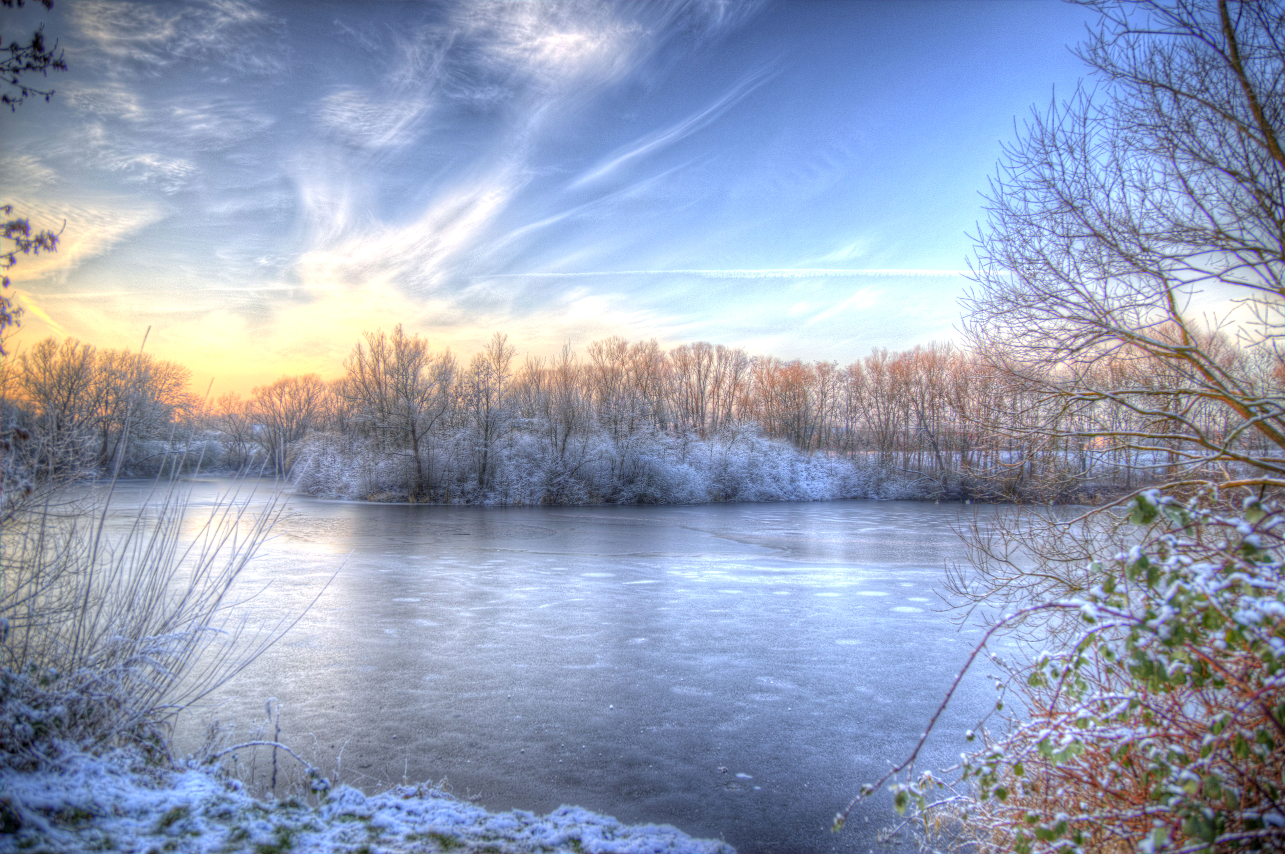 Download mobile wallpaper Winter, Nature, Earth, Frozen, River for free.