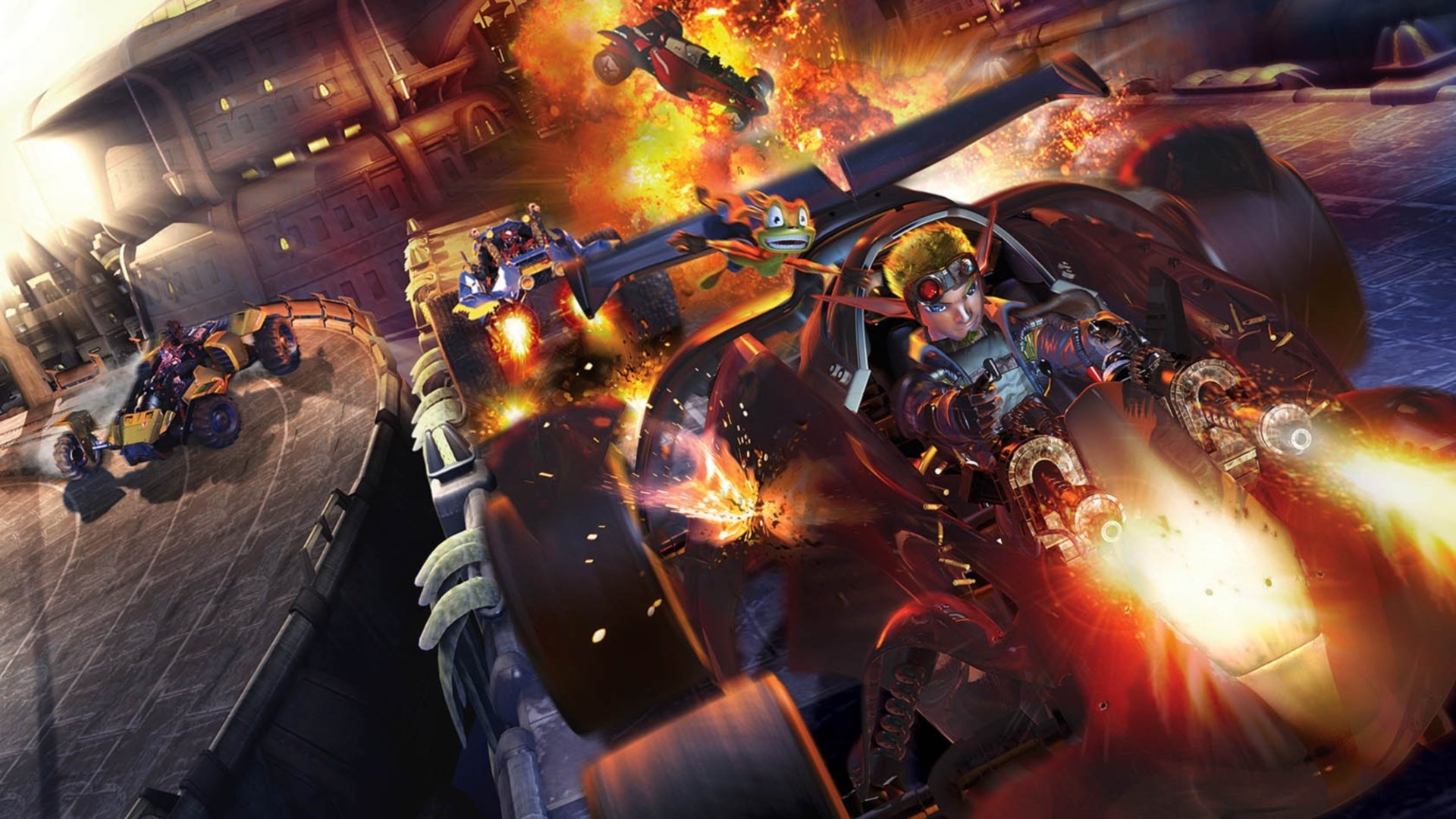 Descarga gratuita de fondo de pantalla para móvil de Videojuego, Jak X: Combat Racing.