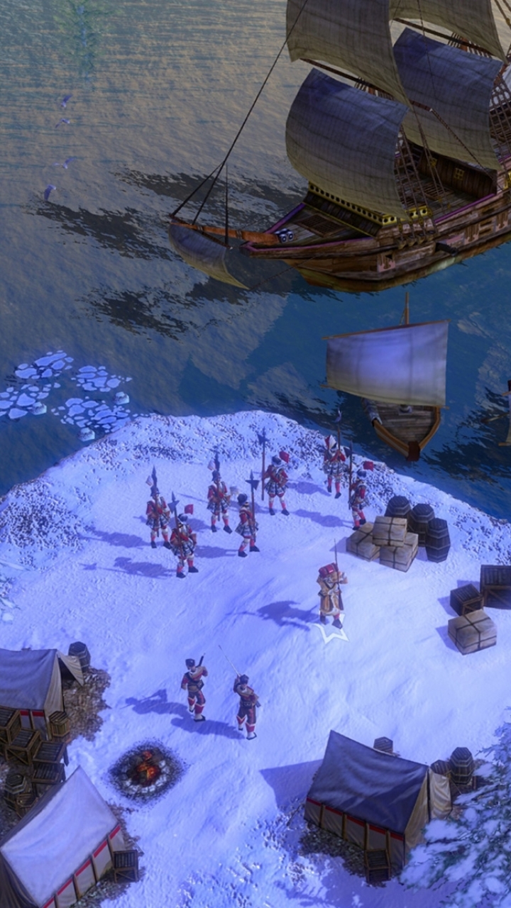 Descarga gratuita de fondo de pantalla para móvil de Age Of Empires, Videojuego, Age Of Empires Iii.