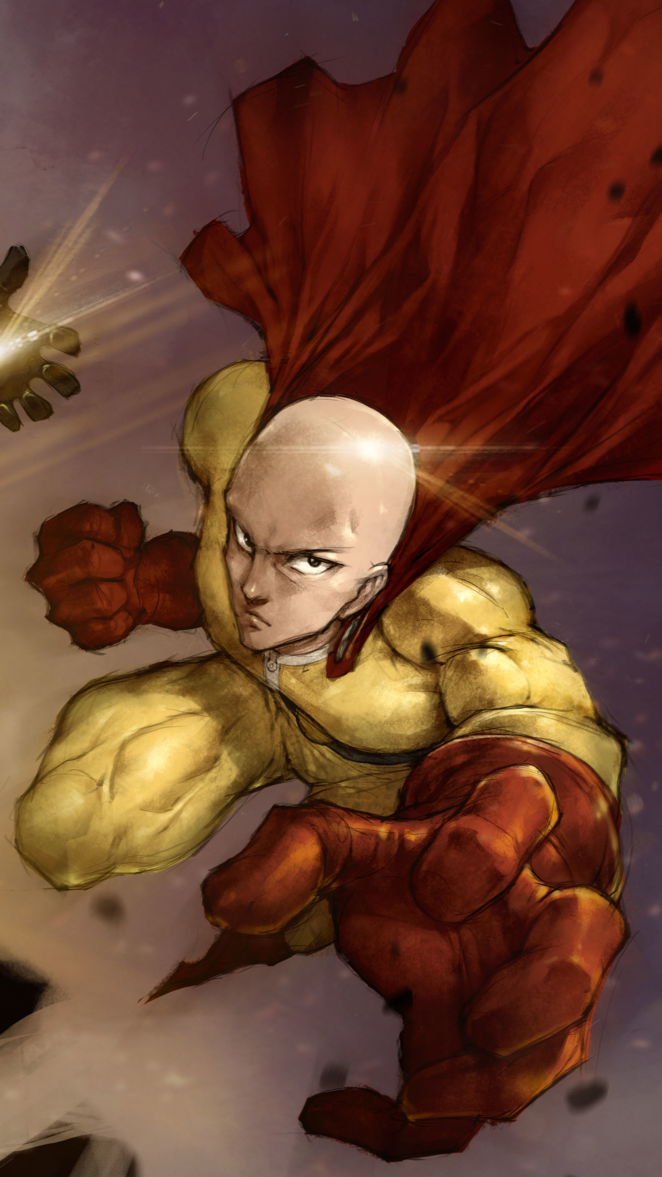 Handy-Wallpaper Animes, Saitama (One Punch Man), One Punch Man kostenlos herunterladen.