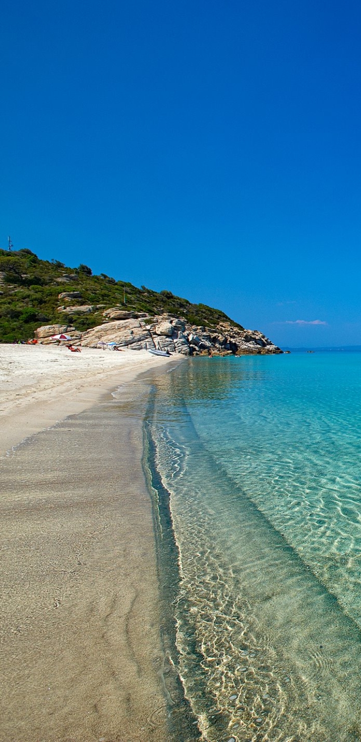 Скачать картинку Пляж, Побережье, Фотографии, Греция в телефон бесплатно.