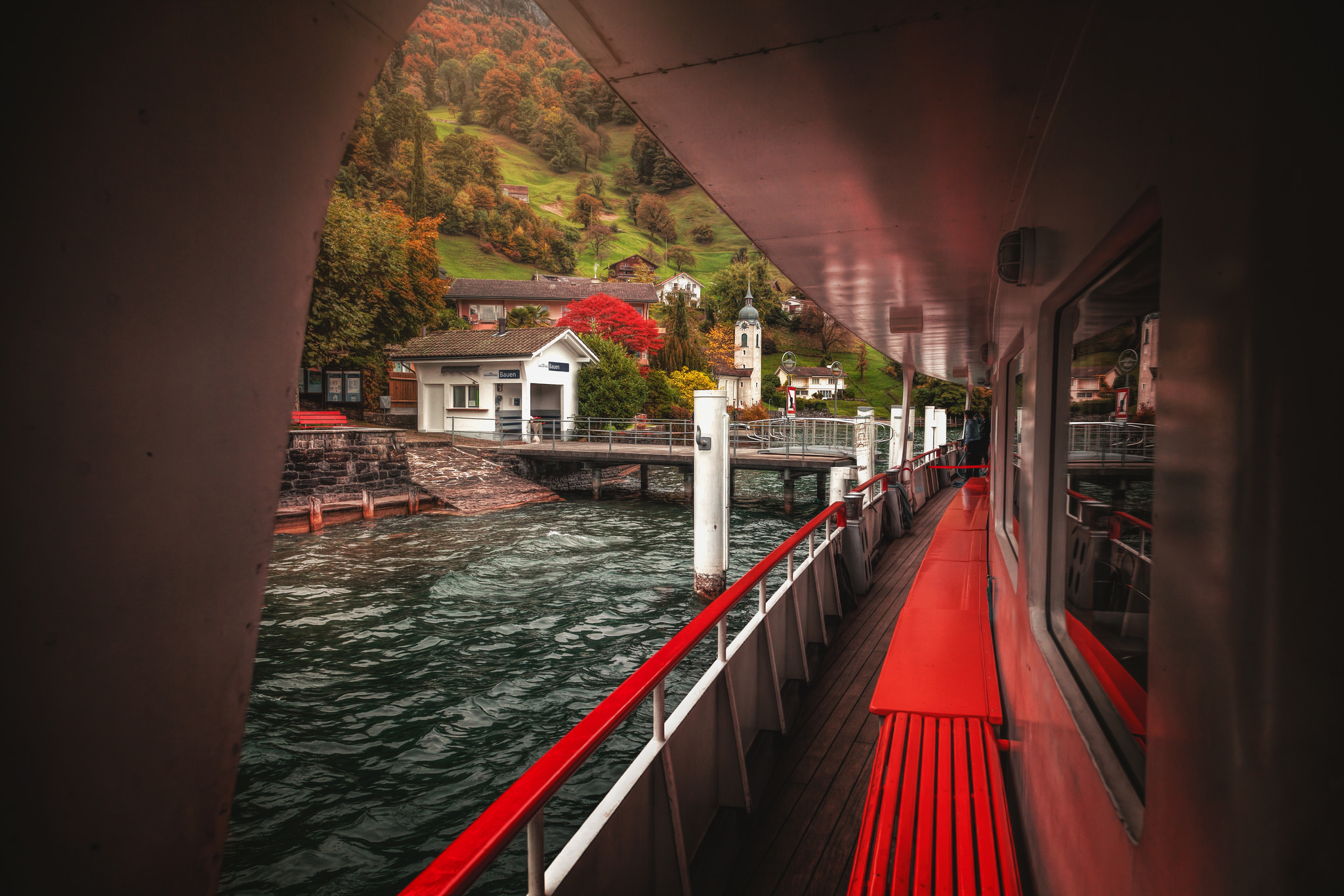 1503566 télécharger le fond d'écran photographie, automne, bateau, couleurs, traversier, teinte, suisse, ville - économiseurs d'écran et images gratuitement