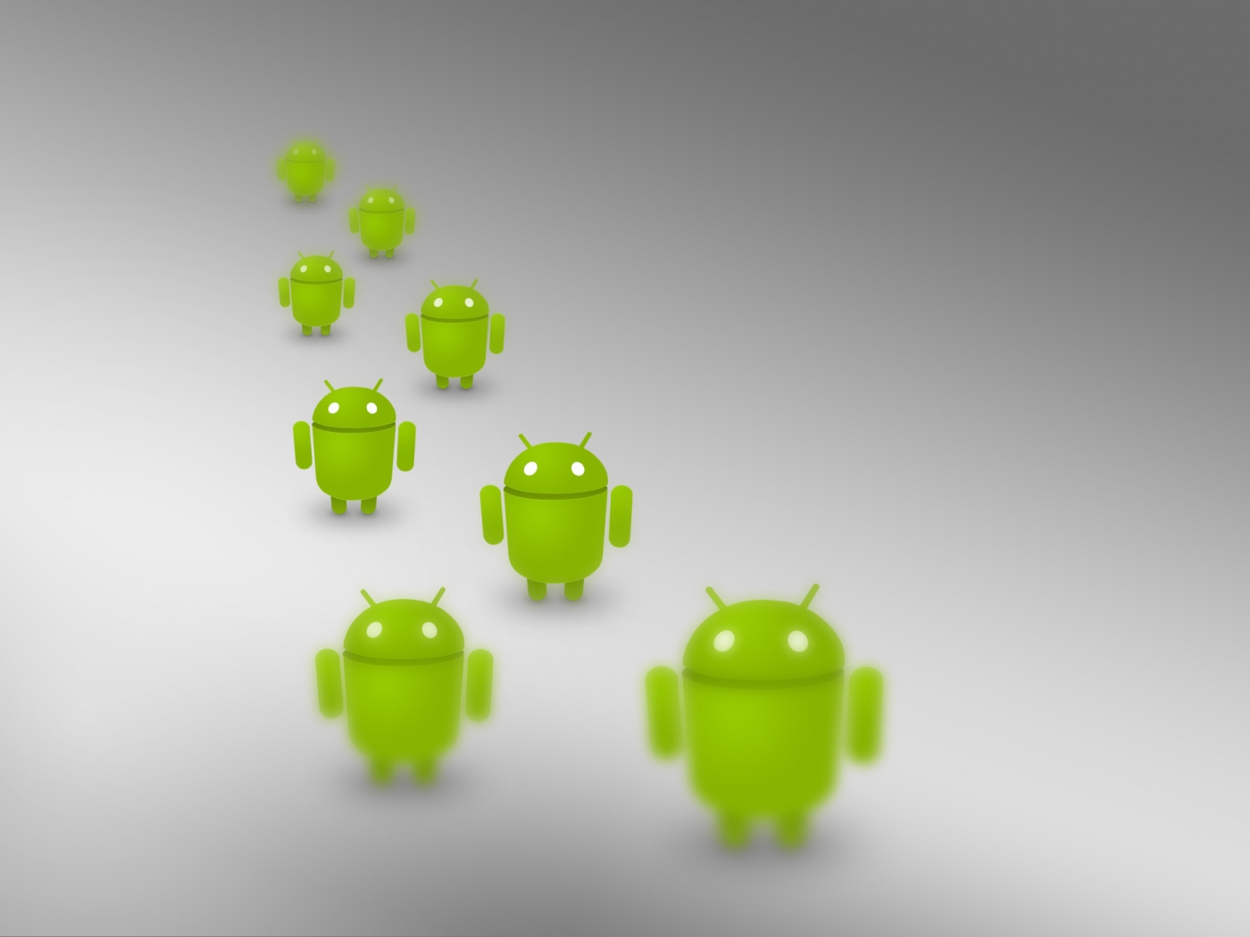 Скачать обои бесплатно Фон, Андроид (Android), Логотипы картинка на рабочий стол ПК
