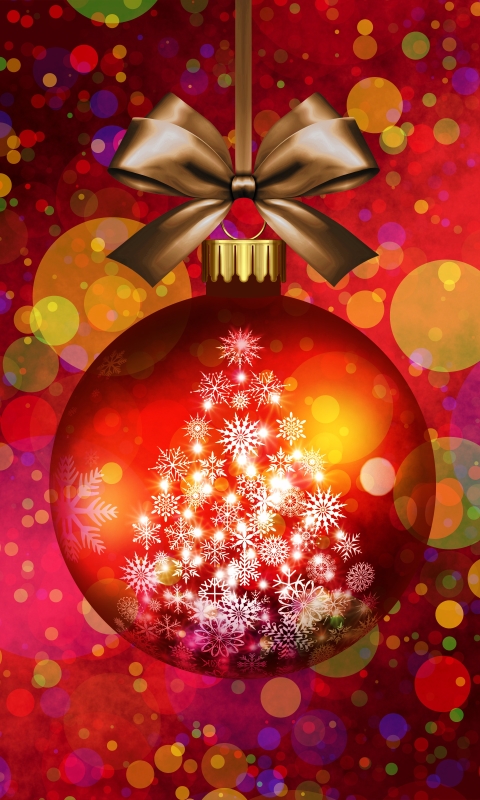 Descarga gratuita de fondo de pantalla para móvil de Navidad, Día Festivo, Colores, Vistoso, Bokeh, Adornos De Navidad, Chuchería.