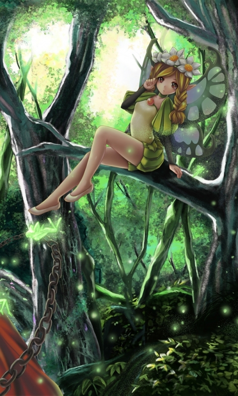 Download mobile wallpaper Anime, Fantasy, Forest, Fairy, Odin Sphere, Mercedes (Odin Sphere), Velvet (Odin Sphere) for free.