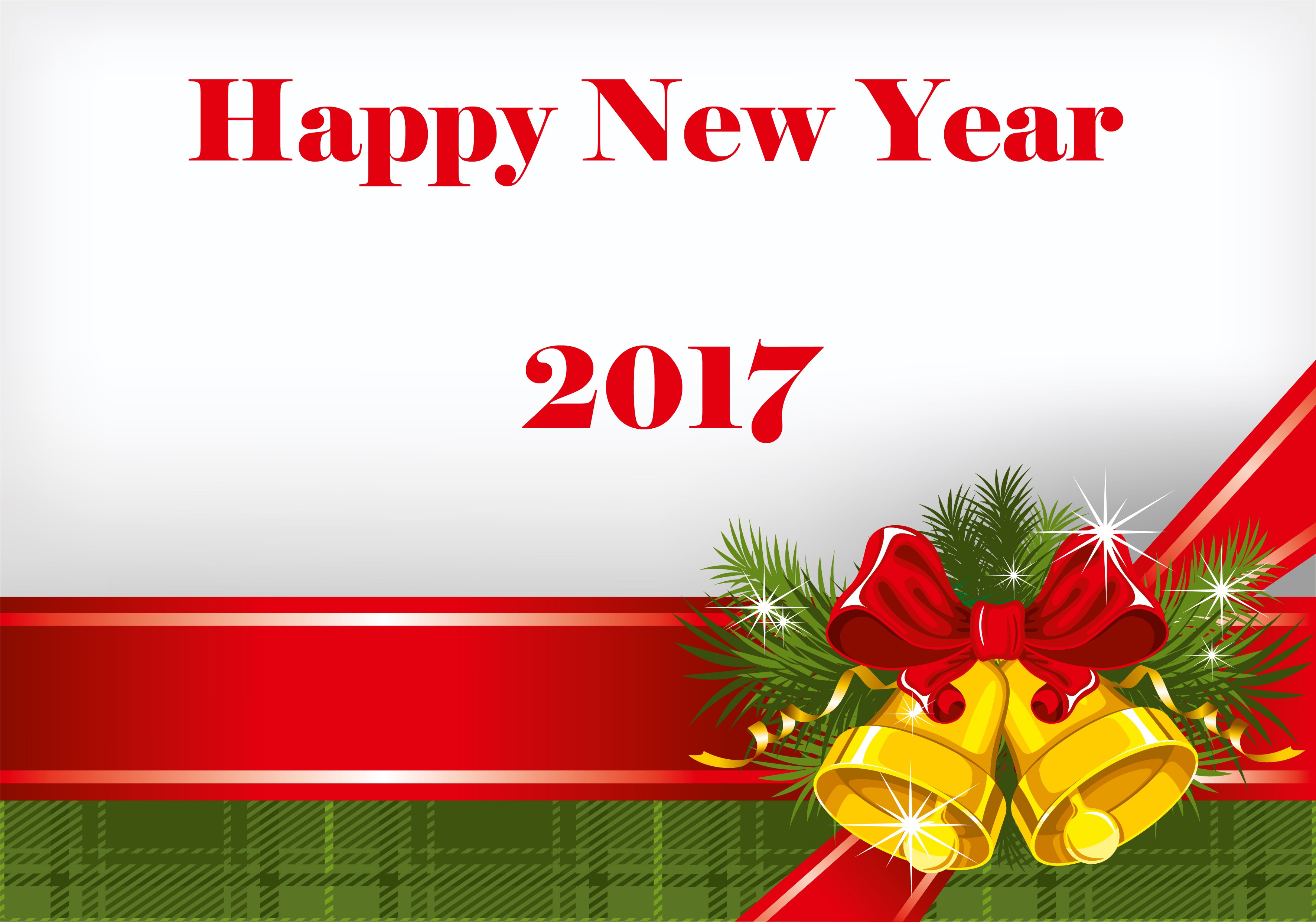 Free download wallpaper New Year, Holiday, Bell, New Year 2017 on your PC desktop