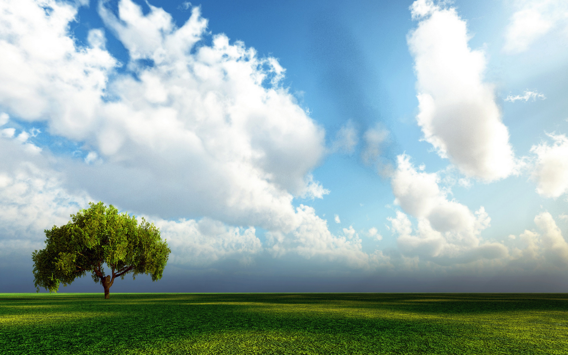 Download mobile wallpaper Nature, Trees, Grass, Sky, Tree, Earth, Field, Cloud, Lonely Tree for free.
