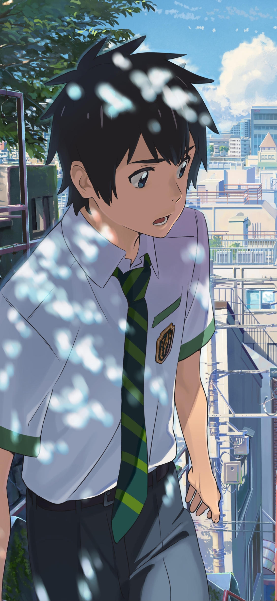 Handy-Wallpaper Animes, Your Name Gestern Heute Und Für Immer, Kimi No Na Wa, Taki Tachibana kostenlos herunterladen.