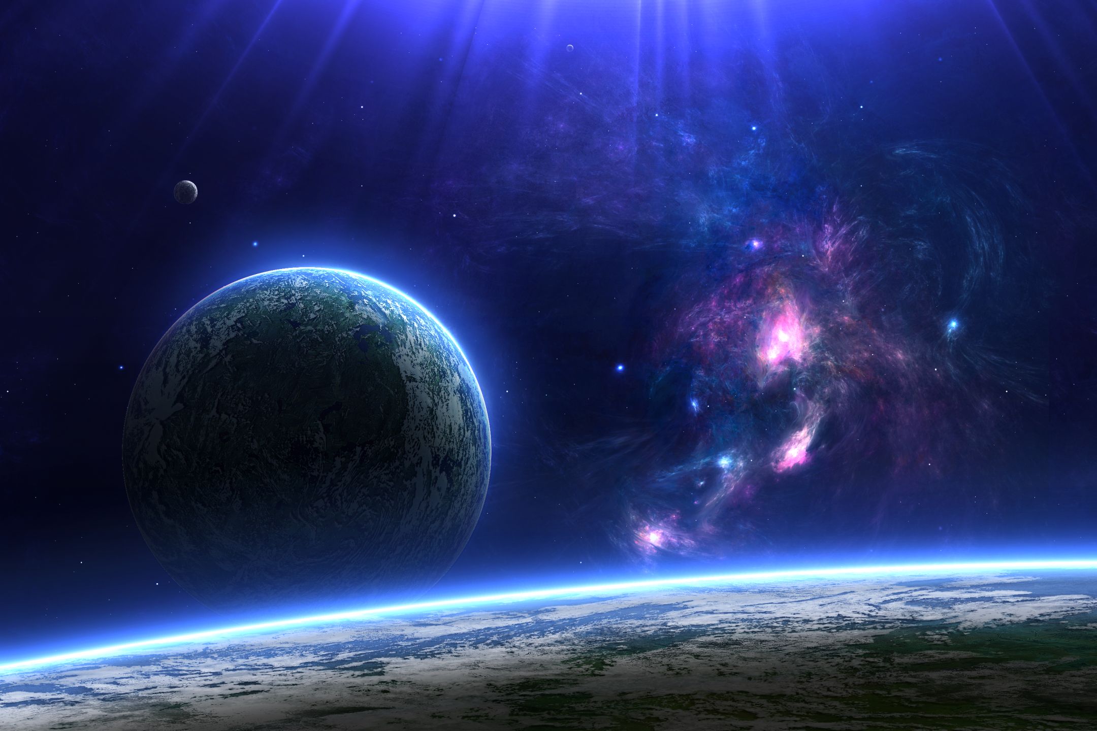 Free download wallpaper Stars, Space, Planet, Sci Fi on your PC desktop