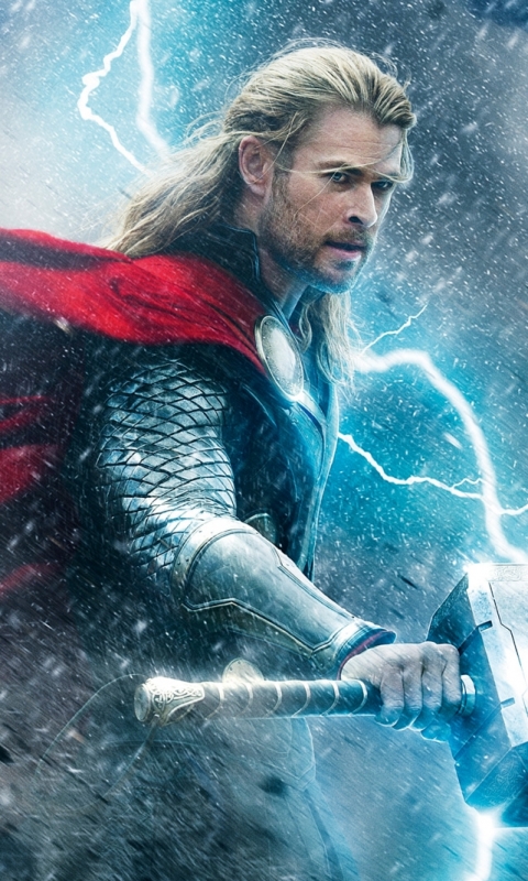 Handy-Wallpaper Filme, Thor, Chris Hemsworth, Thor The Dark Kingdom kostenlos herunterladen.