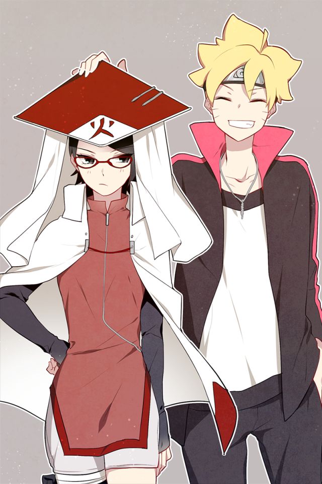 Descarga gratuita de fondo de pantalla para móvil de Naruto, Animado, Sarada Uchiha, Boruto Uzumaki, Boruto.