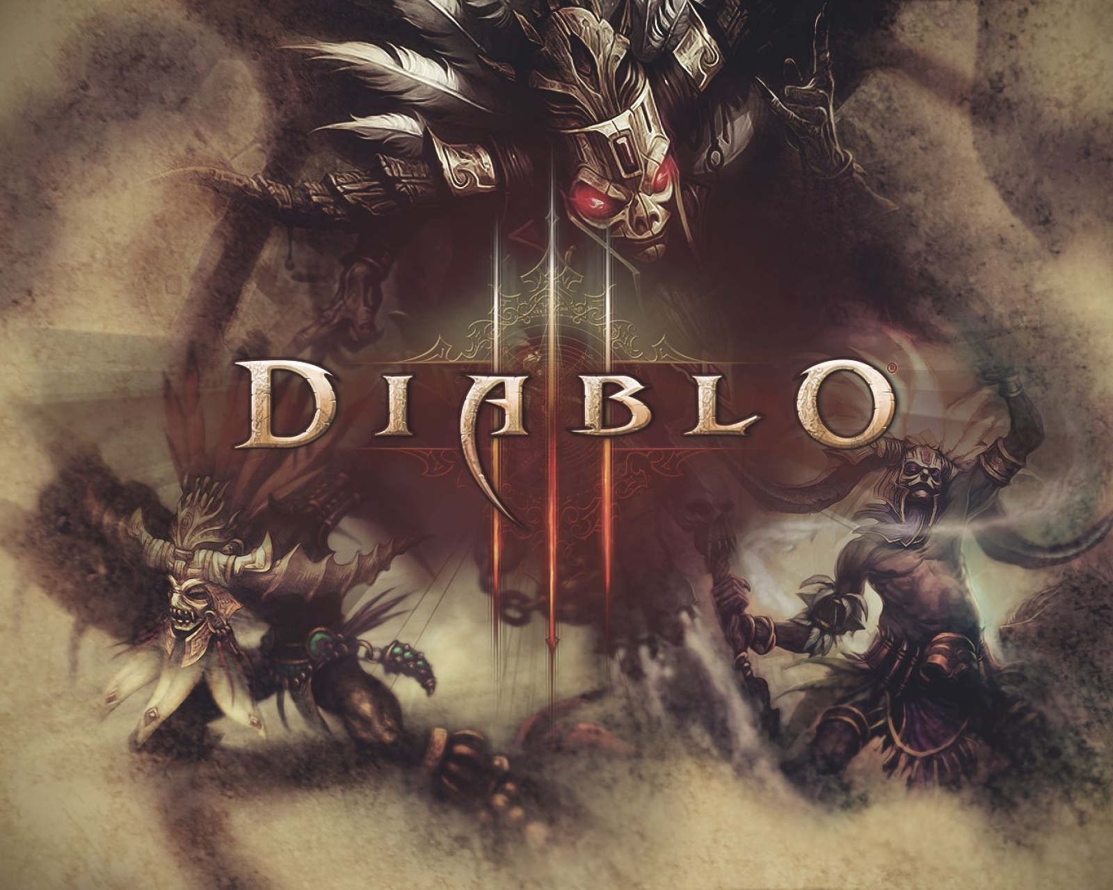 Скачать обои бесплатно Видеоигры, Диабло Iii, Знахарь (Diablo Iii), Диабло картинка на рабочий стол ПК