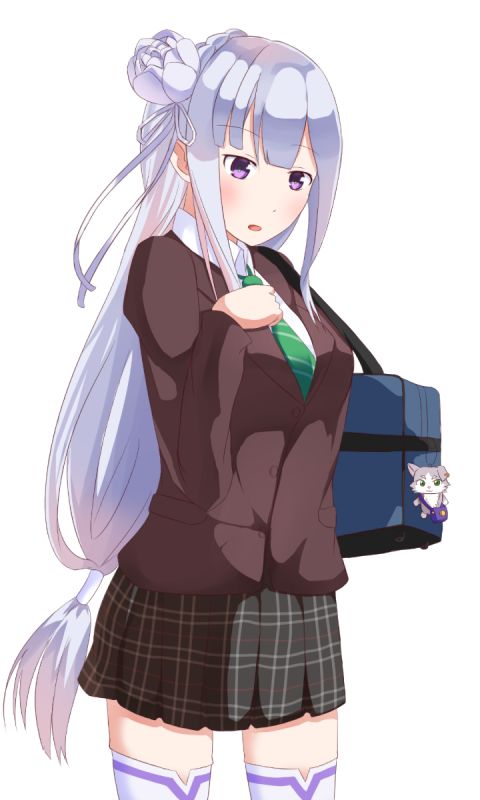 Descarga gratuita de fondo de pantalla para móvil de Animado, Emilia (Re:zero), Re:zero Comenzando La Vida En Otro Mundo, Paquete (Re: Cero).