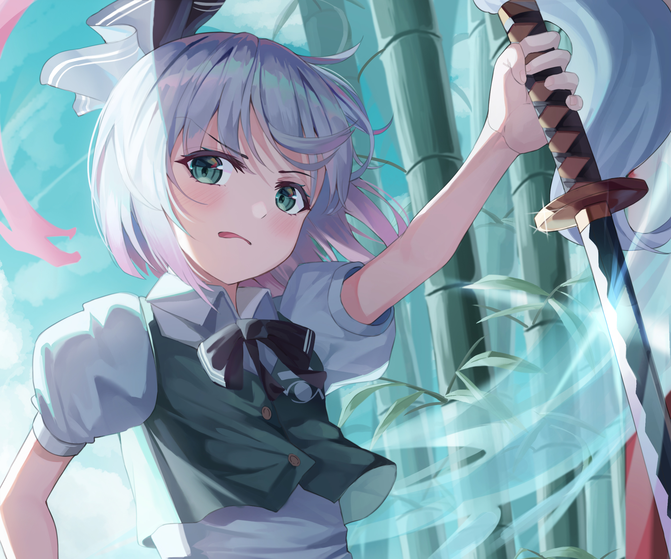 Handy-Wallpaper Animes, Tuhu, Youmu Konpaku kostenlos herunterladen.