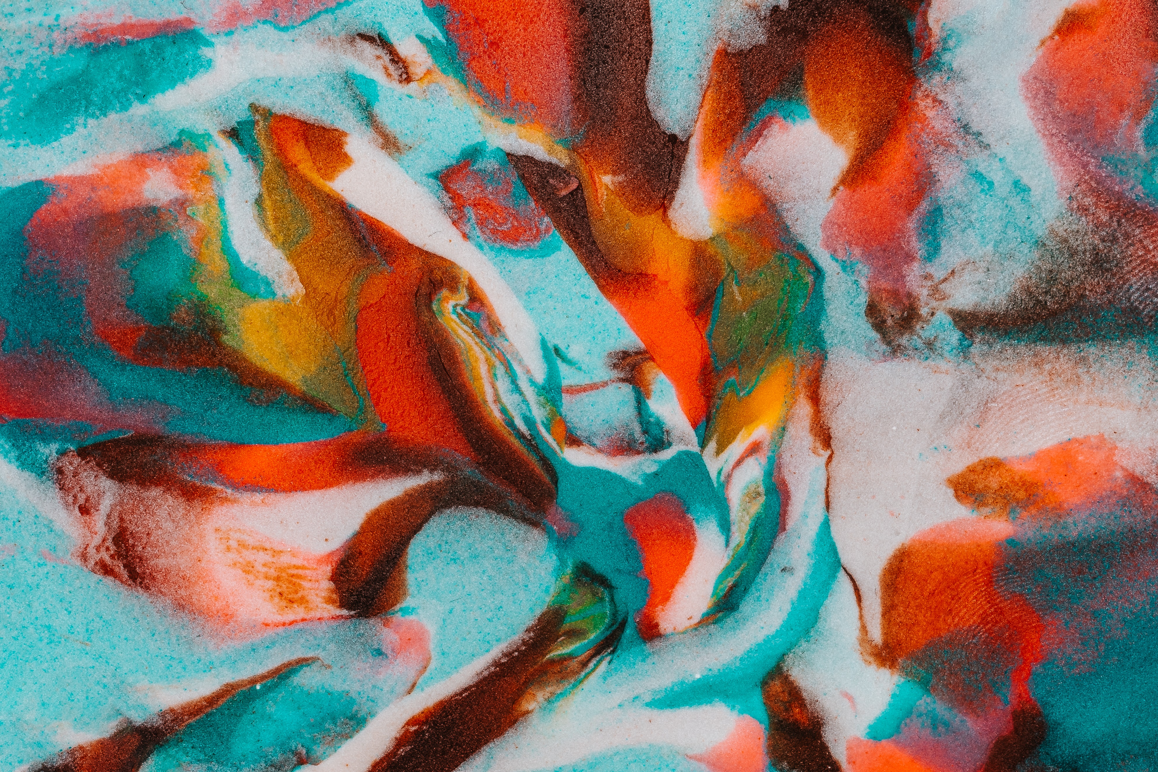 Full HD Wallpaper motley, abstract, multicolored, paint, colors, color, stains, spots