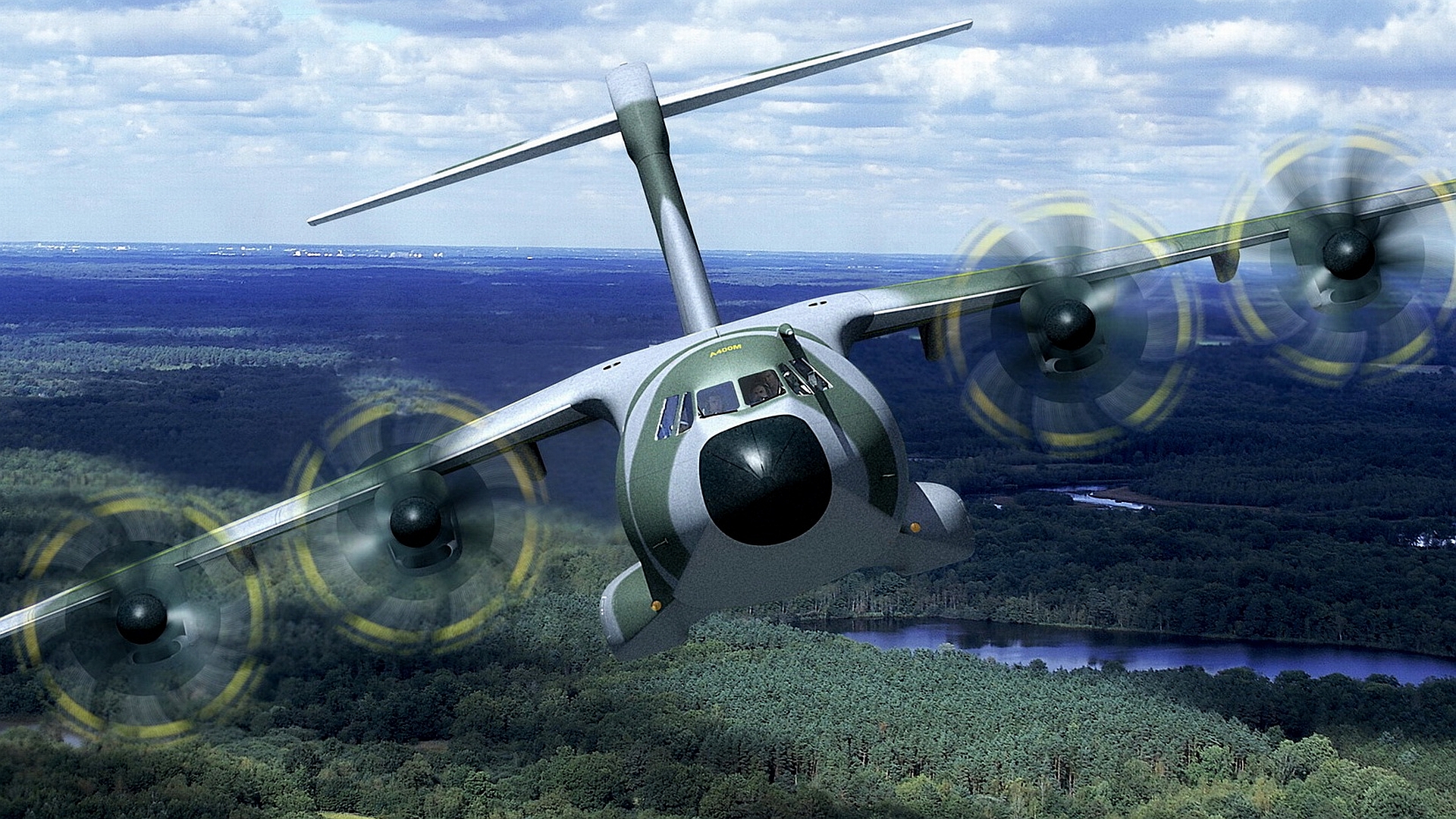 202242 Hintergrundbild herunterladen militär, airbus a400m, militärisches transportflugzeug - Bildschirmschoner und Bilder kostenlos