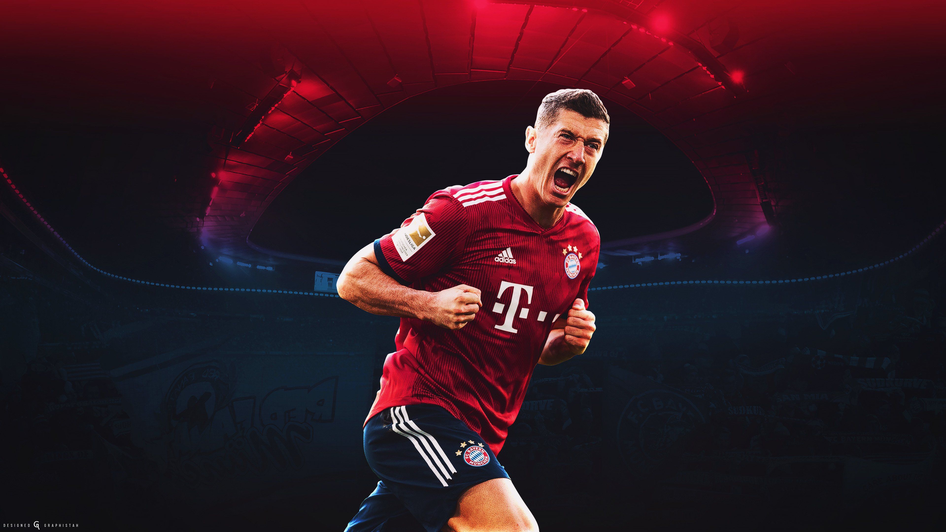 Téléchargez des papiers peints mobile Des Sports, Football, Polonais, Fc Bayern München, Robert Lewandowski gratuitement.
