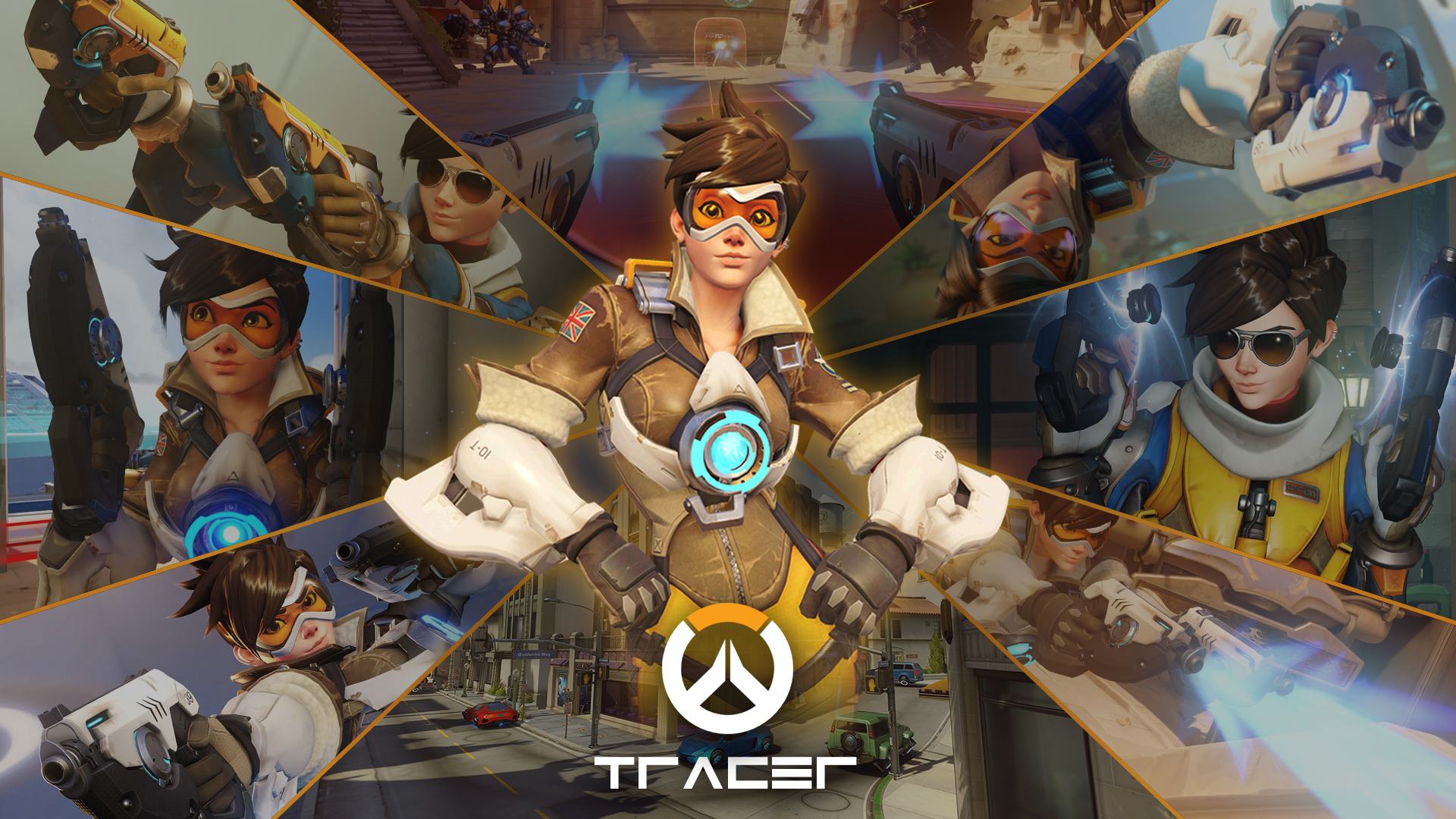 Скачати мобільні шпалери Відеогра, Надзор, Tracer (Overwatch) безкоштовно.