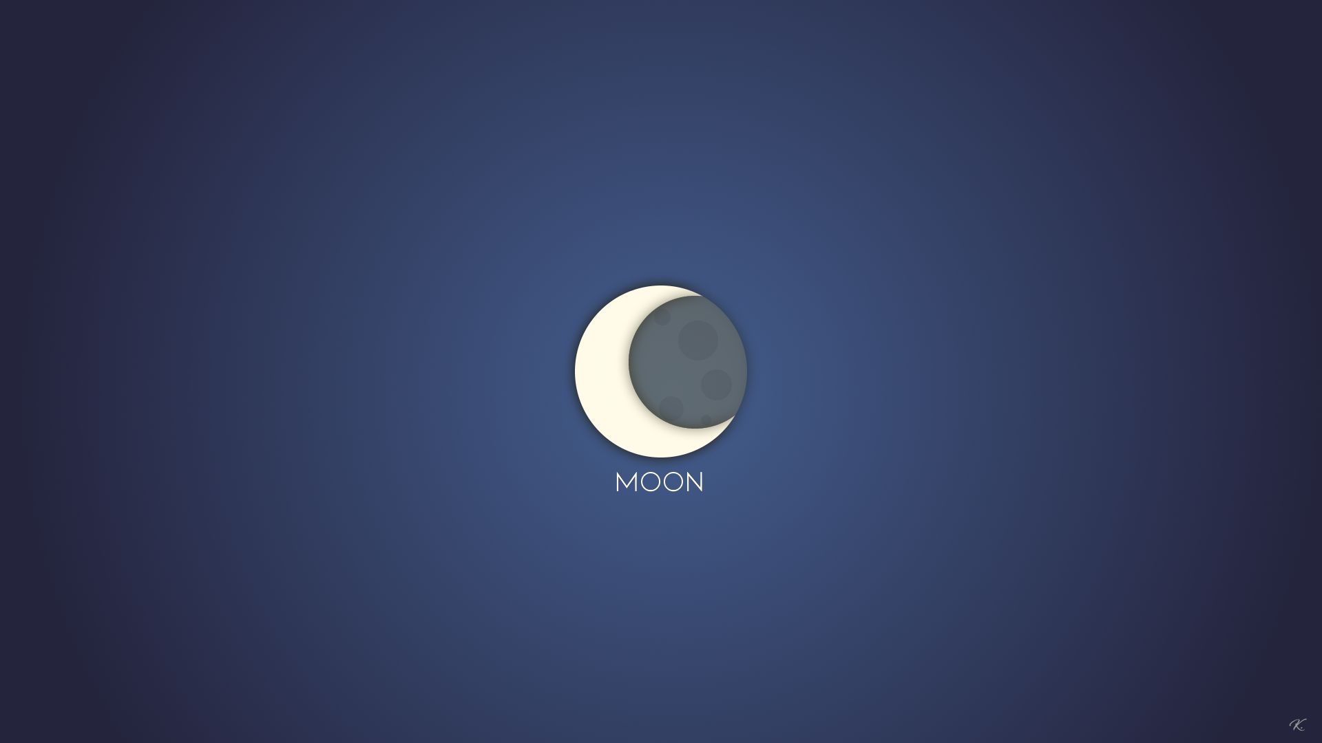 Download mobile wallpaper Moon, Space, Sci Fi, Simple, Minimalist for free.