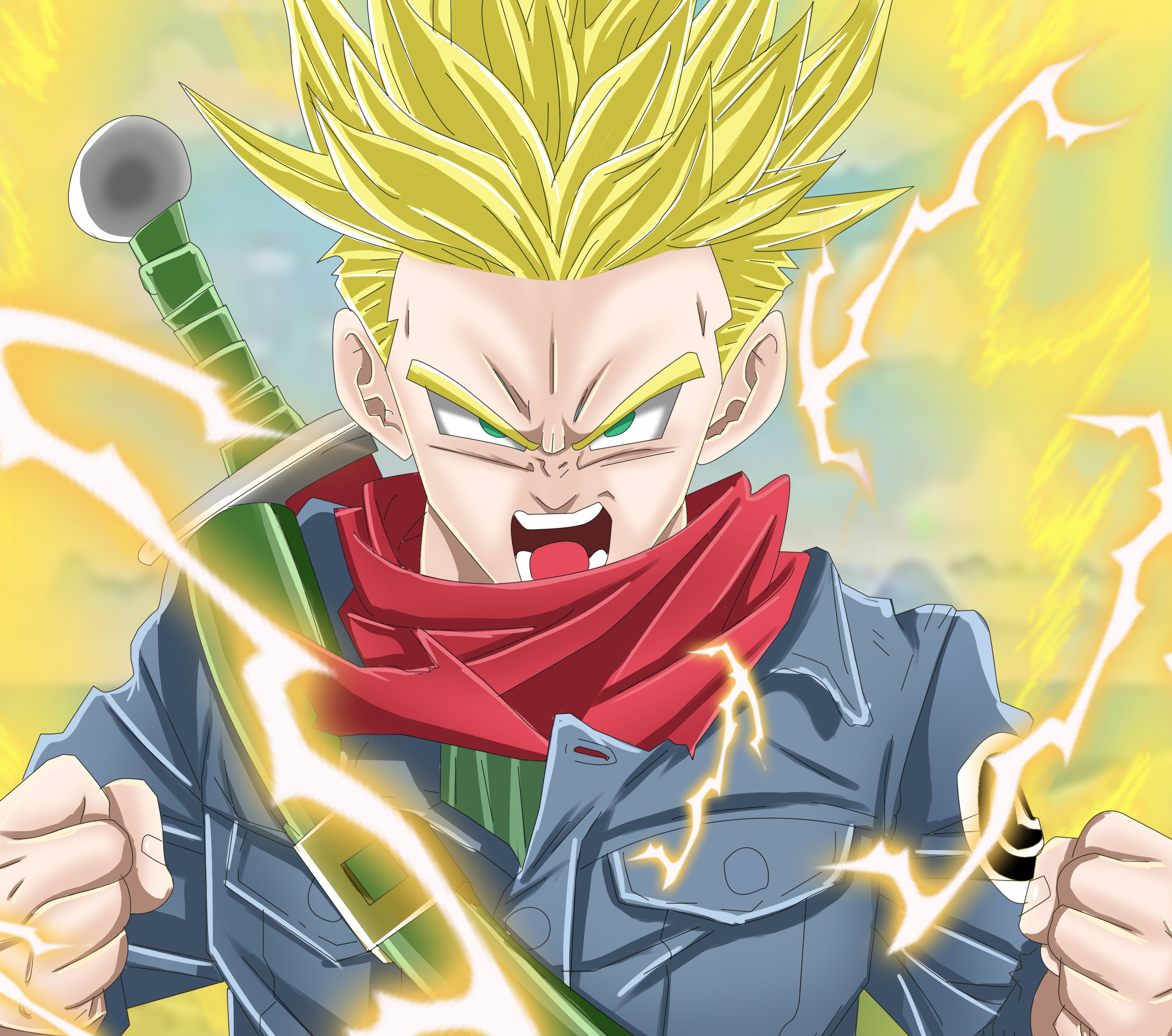 Download mobile wallpaper Anime, Dragon Ball, Trunks (Dragon Ball), Dragon Ball Super for free.