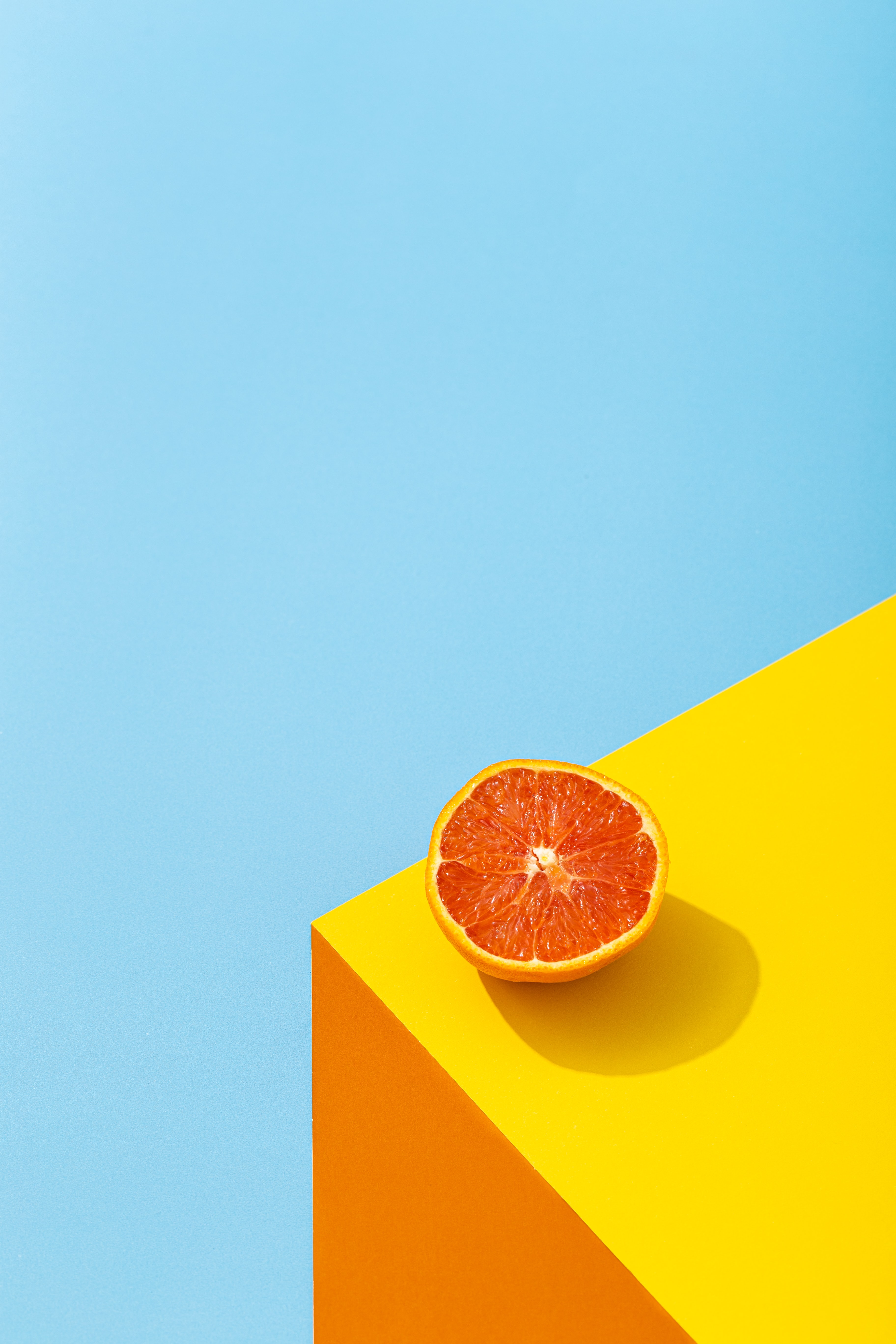 food, orange, surface, brightly, angle, corner cellphone