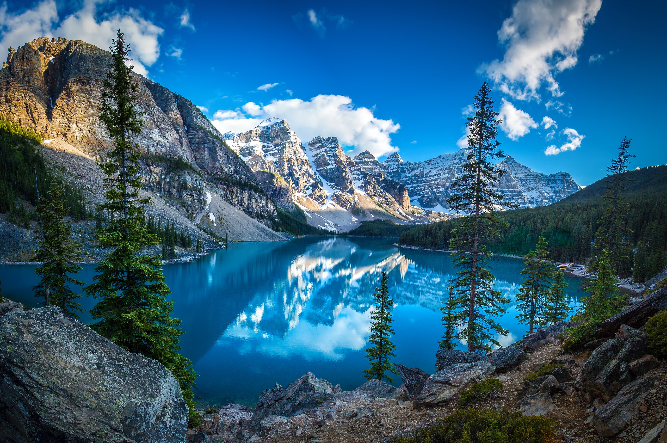 無料モバイル壁紙湖, カナダ, 地球, モレーン湖をダウンロードします。