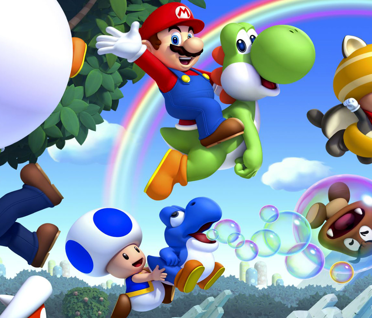 Download mobile wallpaper Mario, Video Game, New Super Mario Bros U for free.