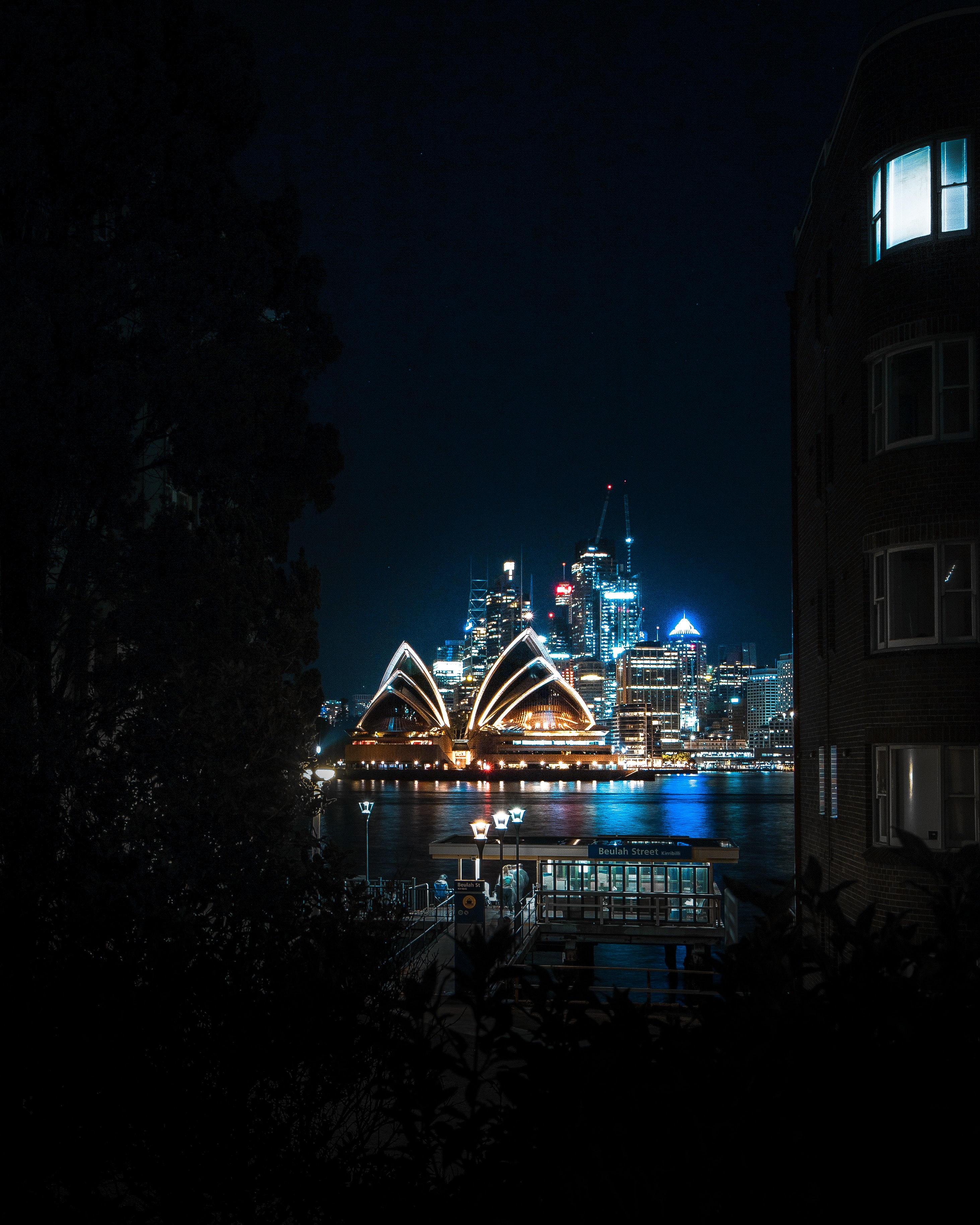 sydney, cities, architecture, building, night city, theatre HD wallpaper