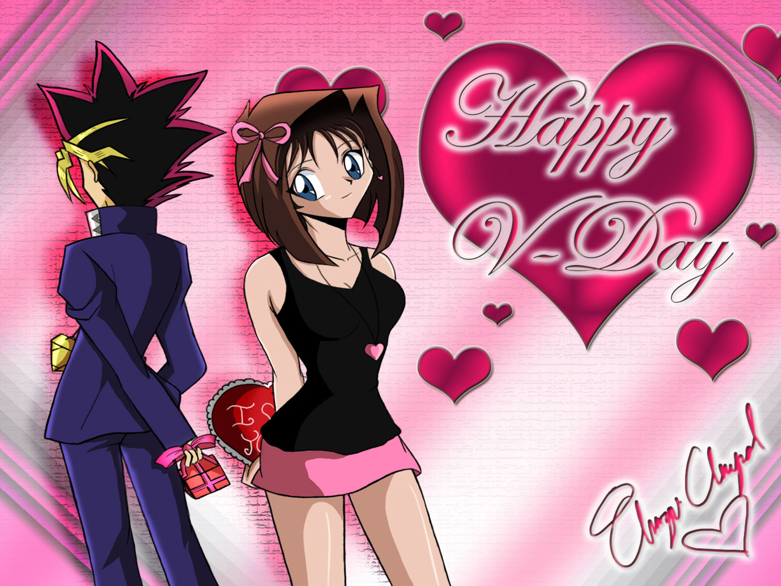 Free download wallpaper Valentine's Day, Anime, Yu Gi Oh! on your PC desktop