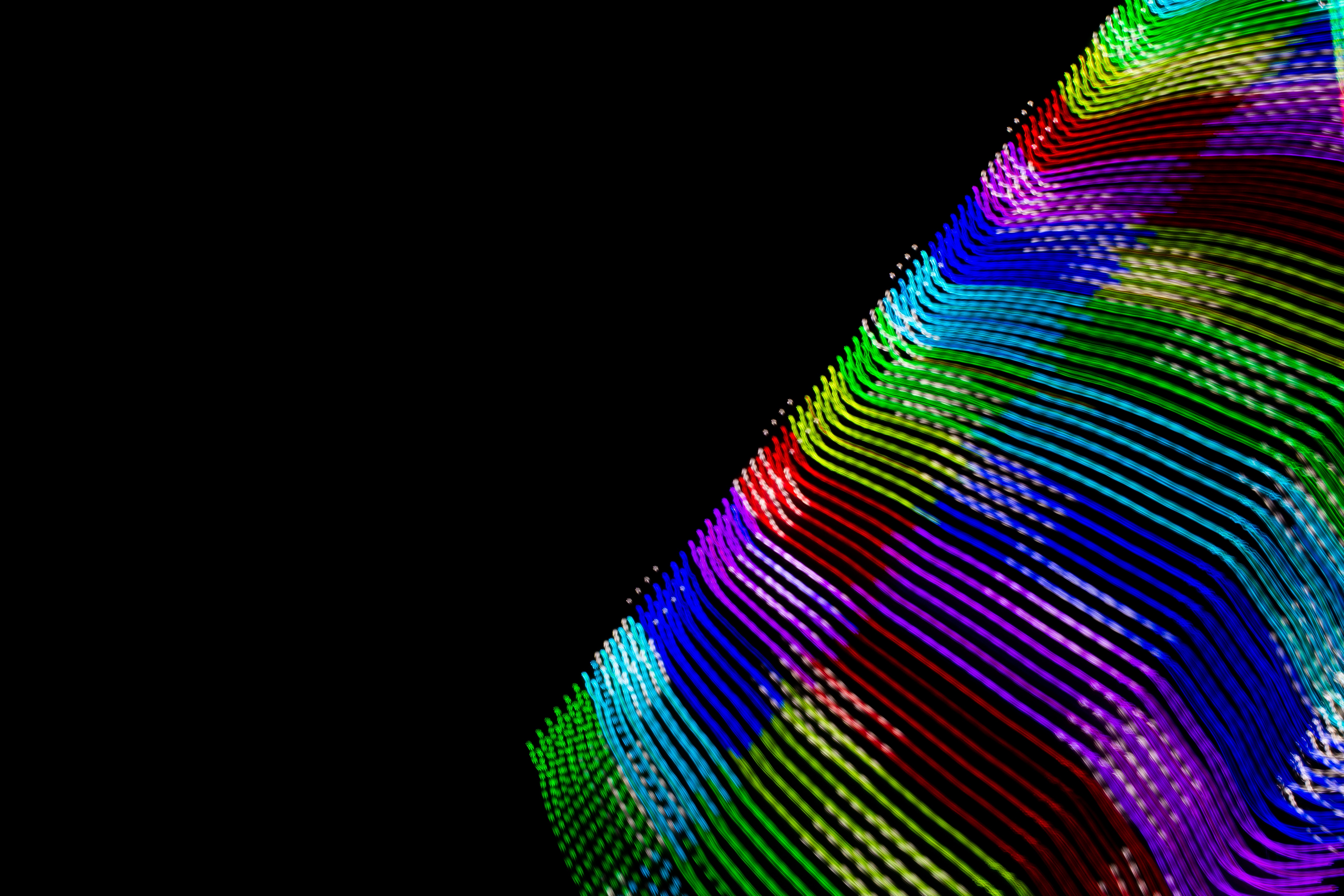 Download mobile wallpaper Motley, Multicolored, Streaks, Stripes, Abstract, Lines for free.