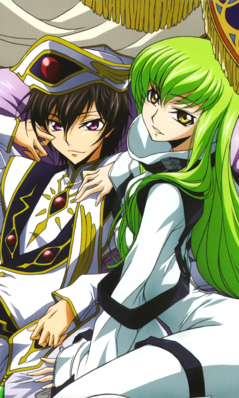 Download mobile wallpaper Anime, Lelouch Lamperouge, Suzaku Kururugi, Code Geass, C C (Code Geass) for free.