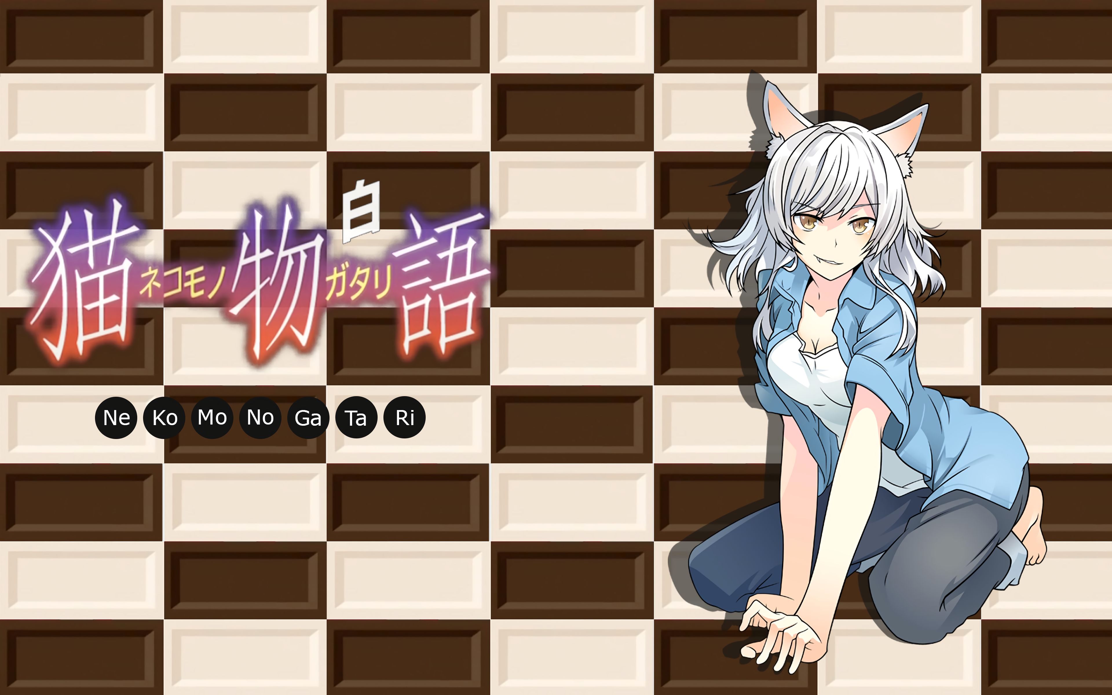 Download mobile wallpaper Anime, Monogatari (Series), Tsubasa Hanekawa, Black Hanekawa for free.