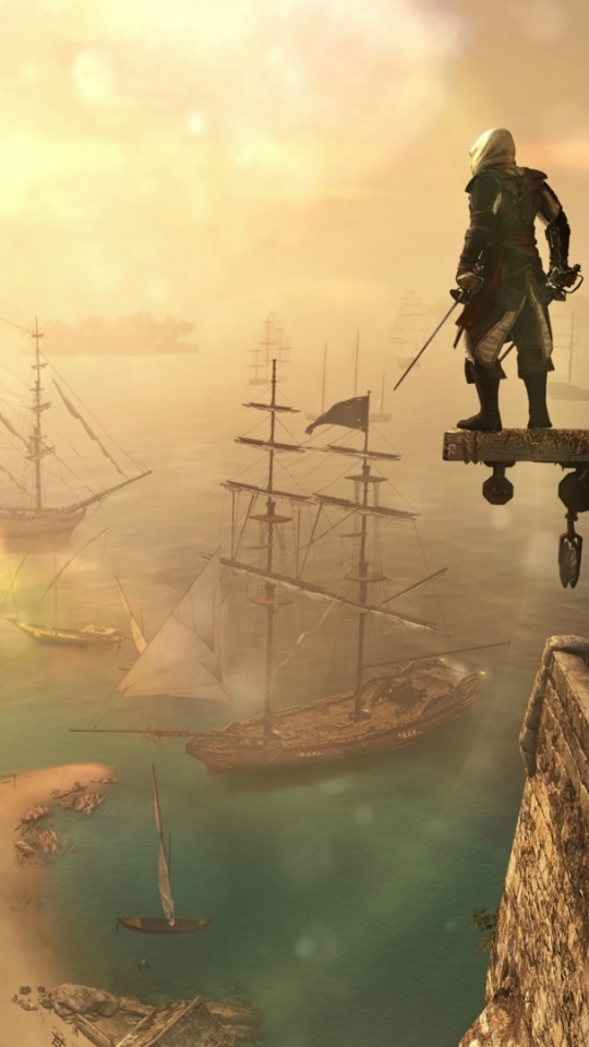 Handy-Wallpaper Computerspiele, Assassin's Creed, Überzeugung Eines Attentäters, Assassin's Creed Iv: Black Flag kostenlos herunterladen.