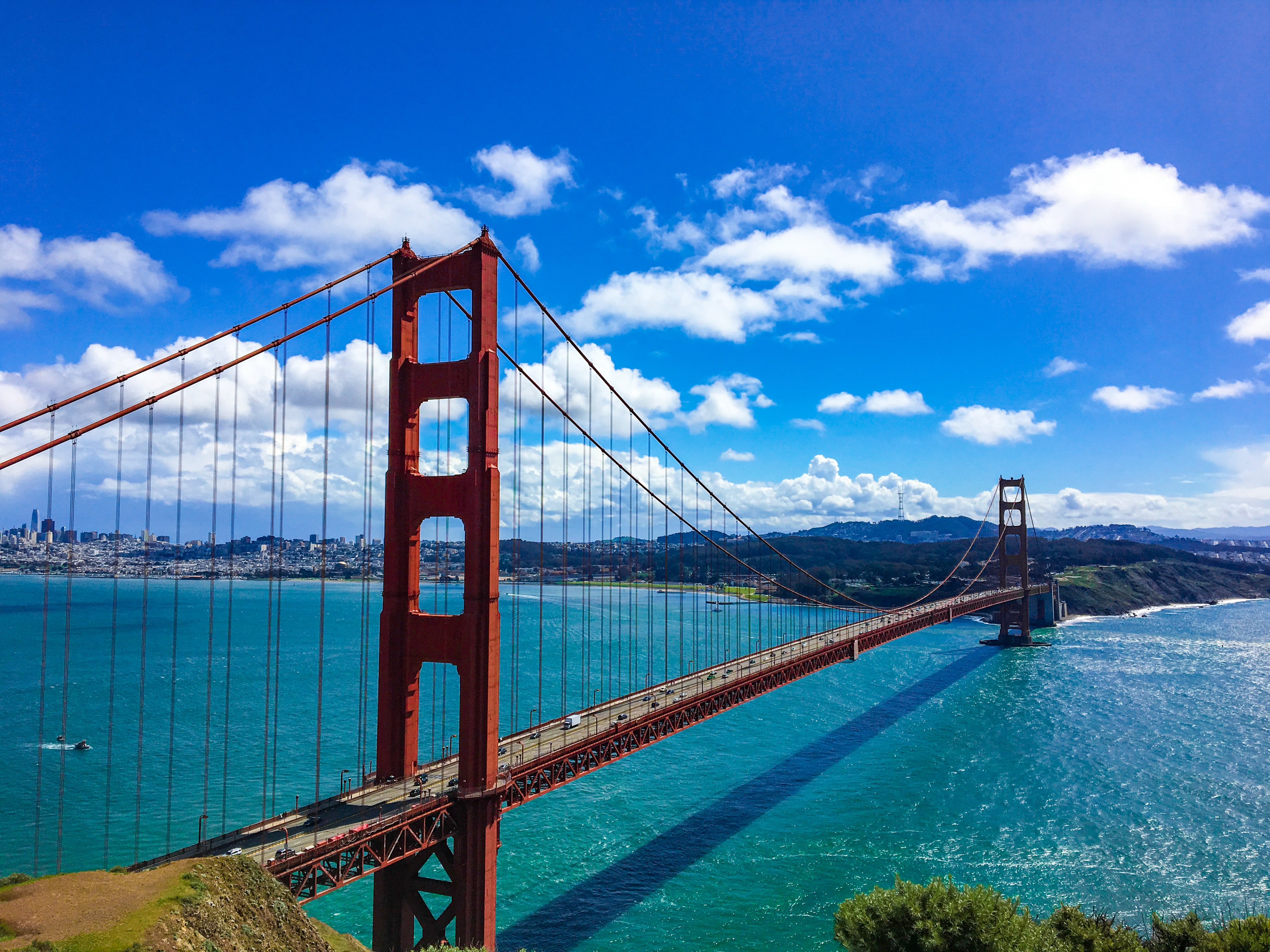 Download mobile wallpaper Bridges, Bridge, San Francisco, Golden Gate, Man Made for free.