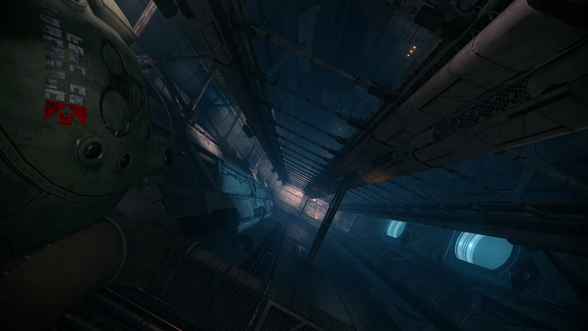 Free download wallpaper Tunnel, Video Game, Warframe on your PC desktop