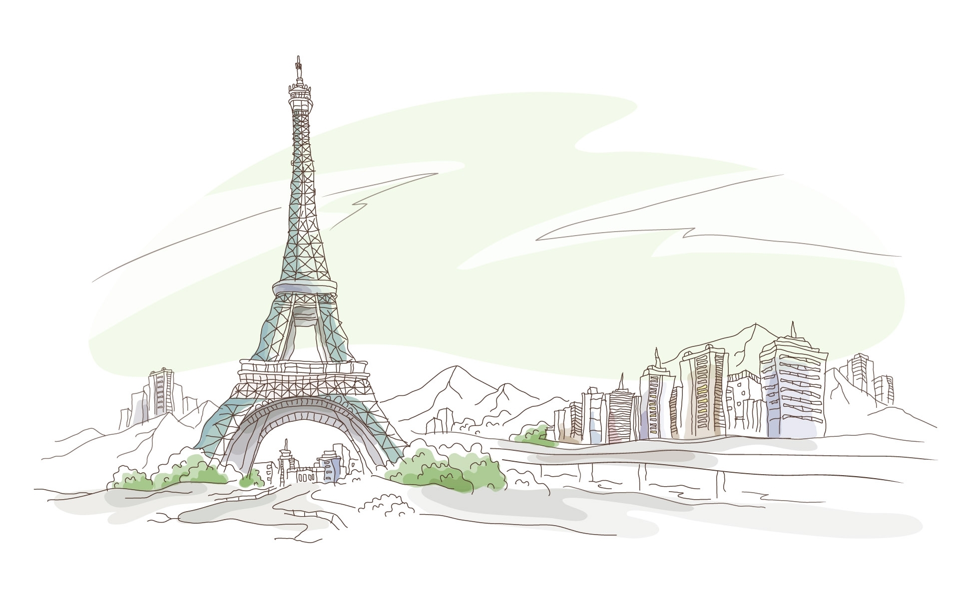 Baixe gratuitamente a imagem Paisagem, Torre Eiffel, Imagens na área de trabalho do seu PC